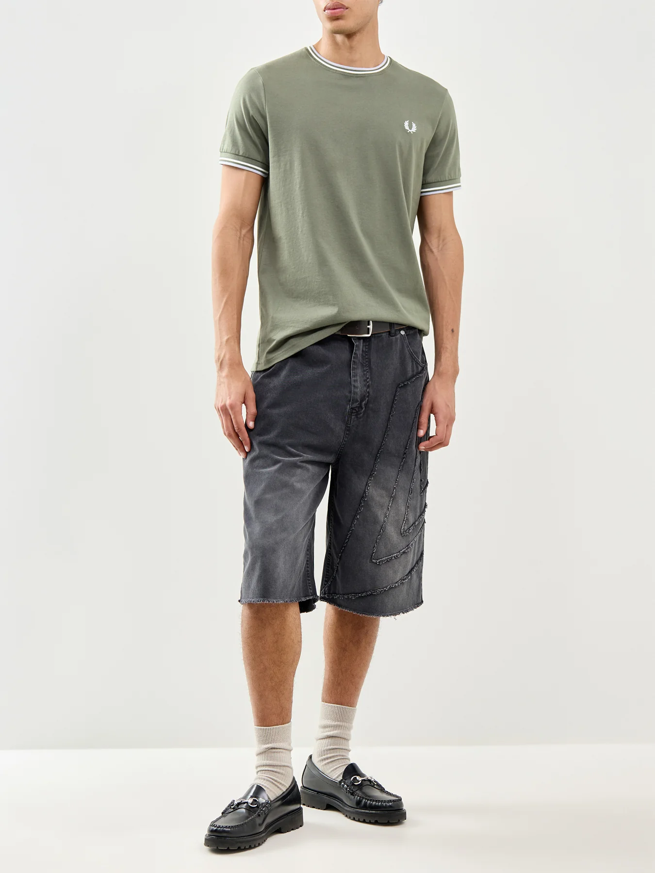 Twin Tipped T-Shirt Olive - Image 2