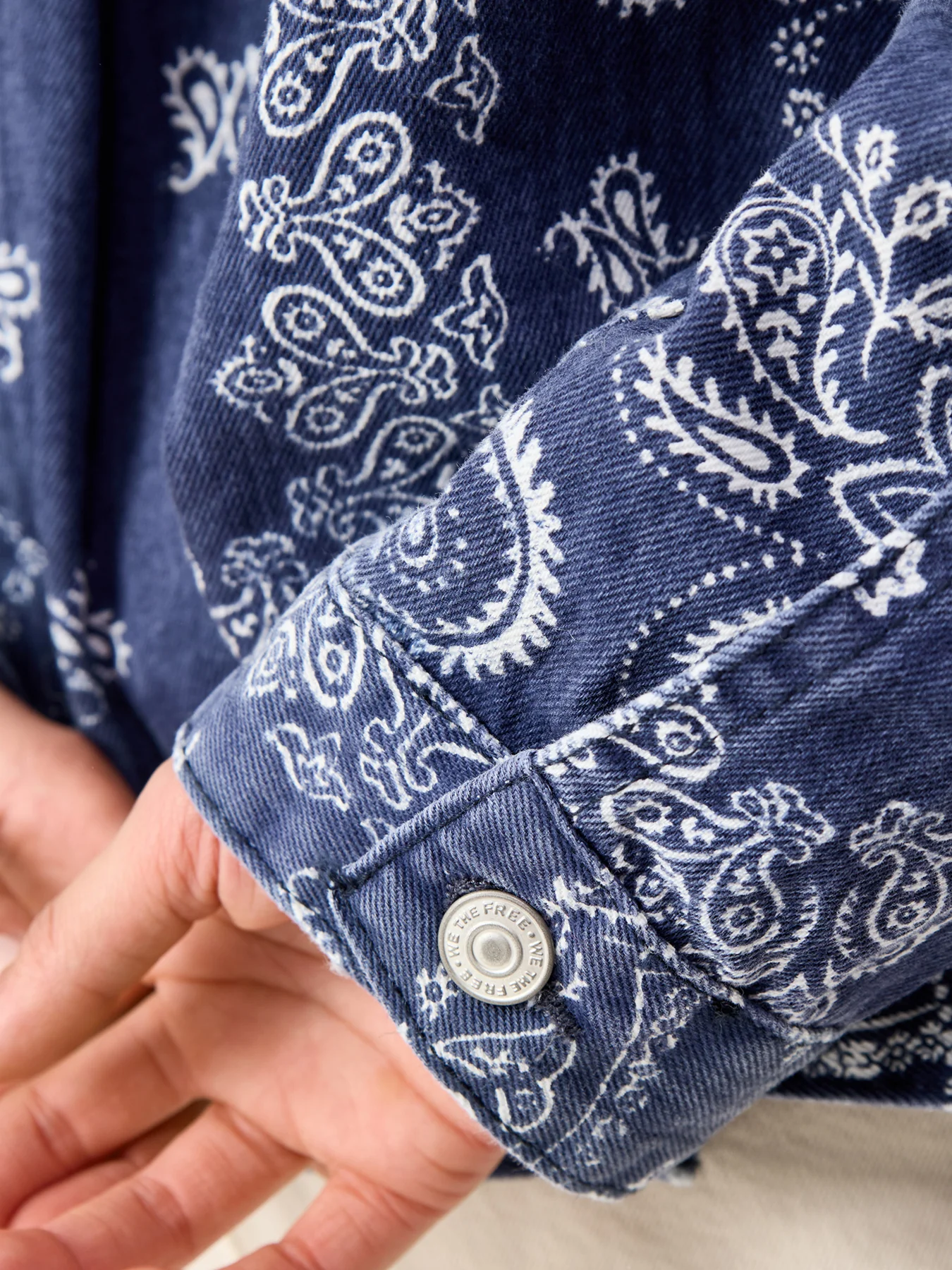 Opal Swing Printed Denim Blue - Image 3