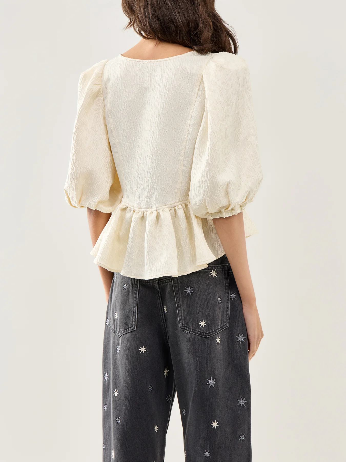 Pamela Bow Detail Top White - Image 5