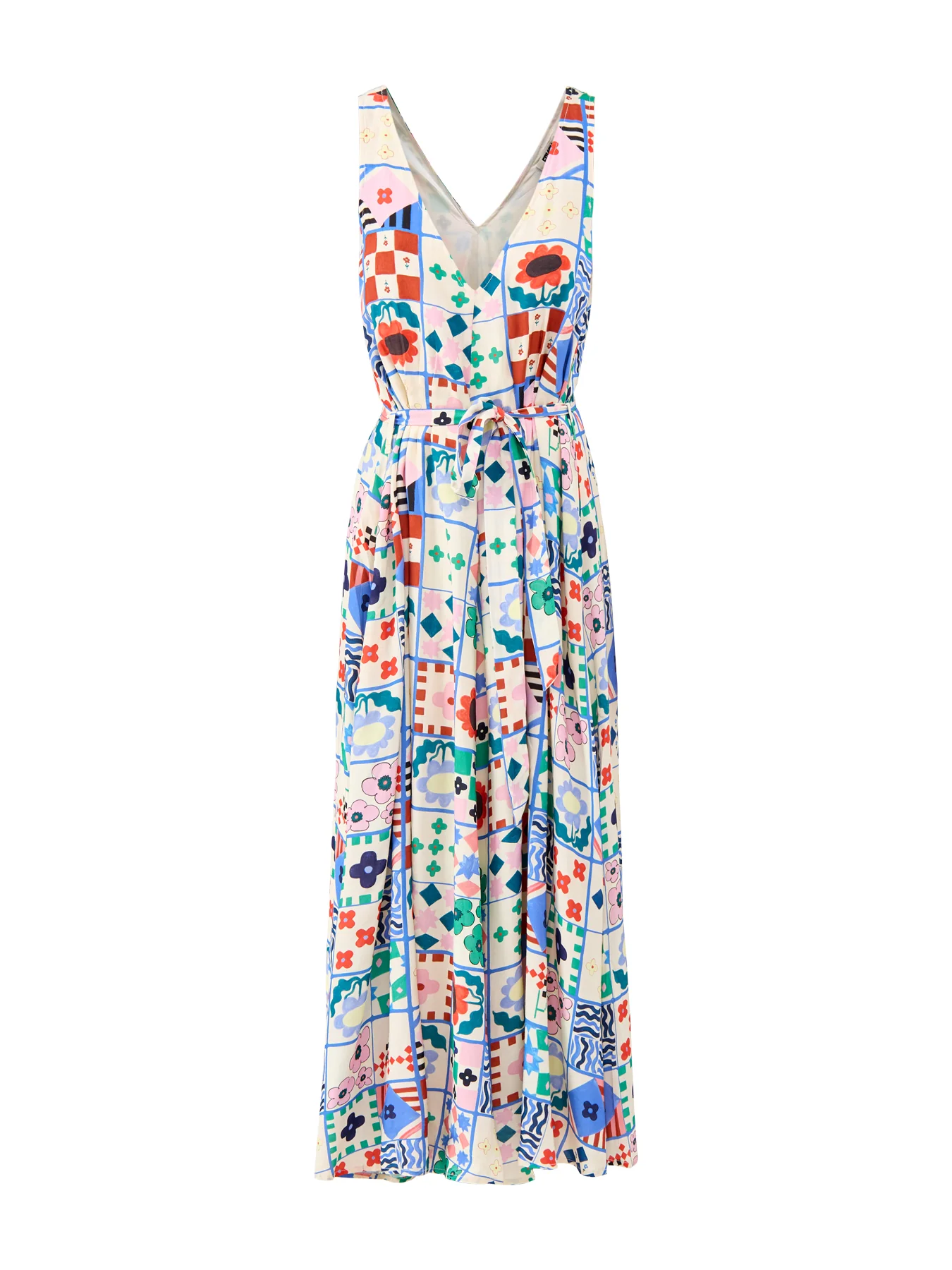 Consordia Printed Midi Dress Print