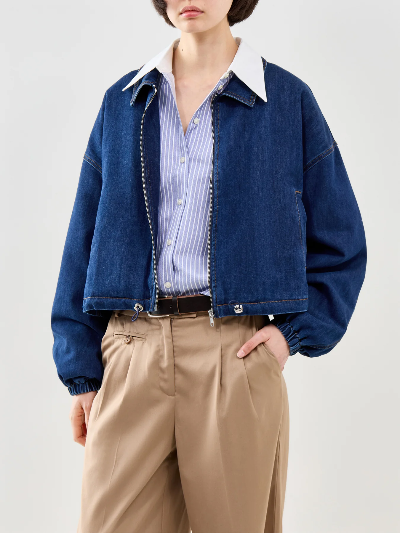 Itacare Denim Bomber Jacket - Image 4