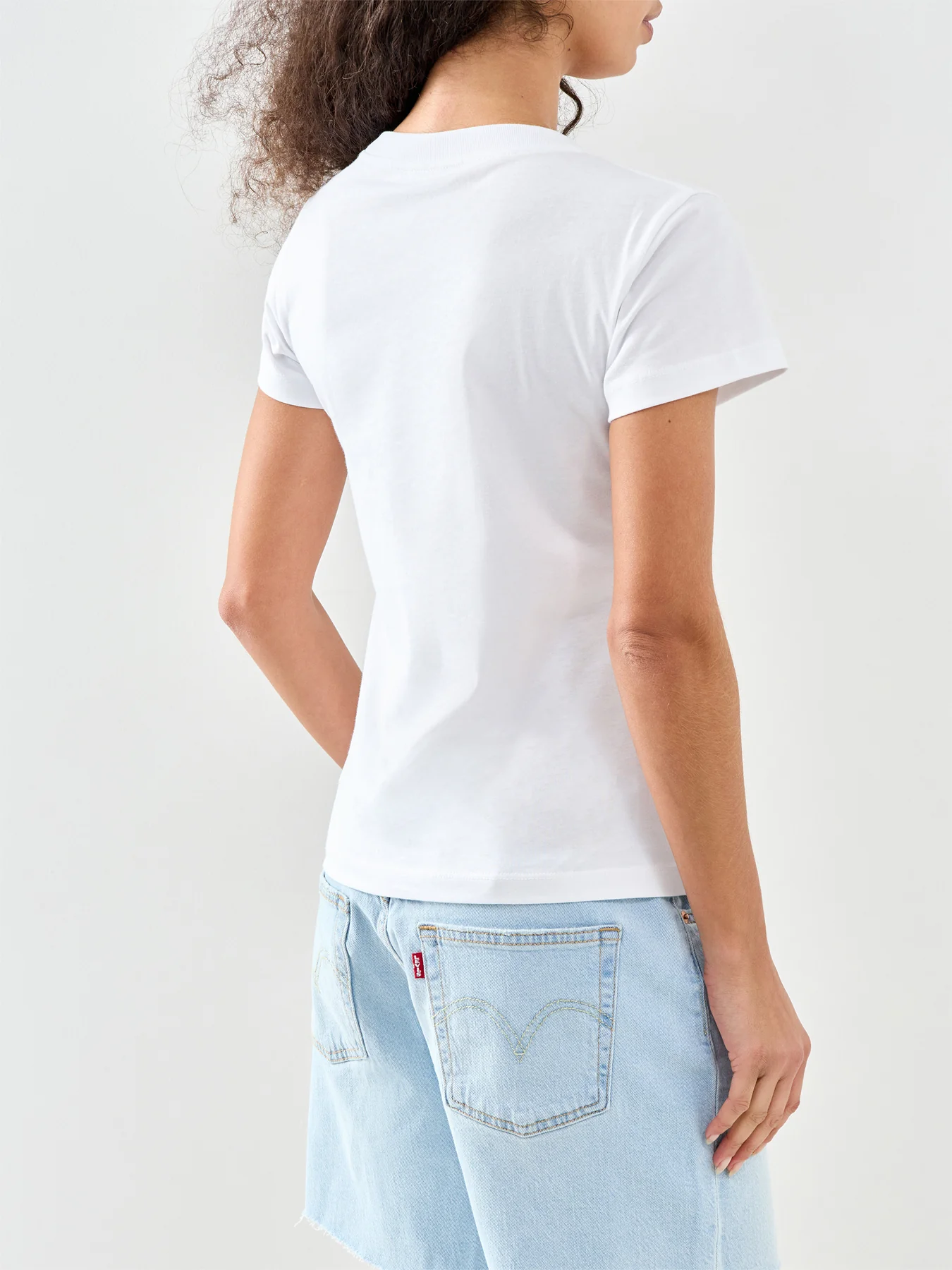 Baby Fit T Shirt Raspberry White - Image 5