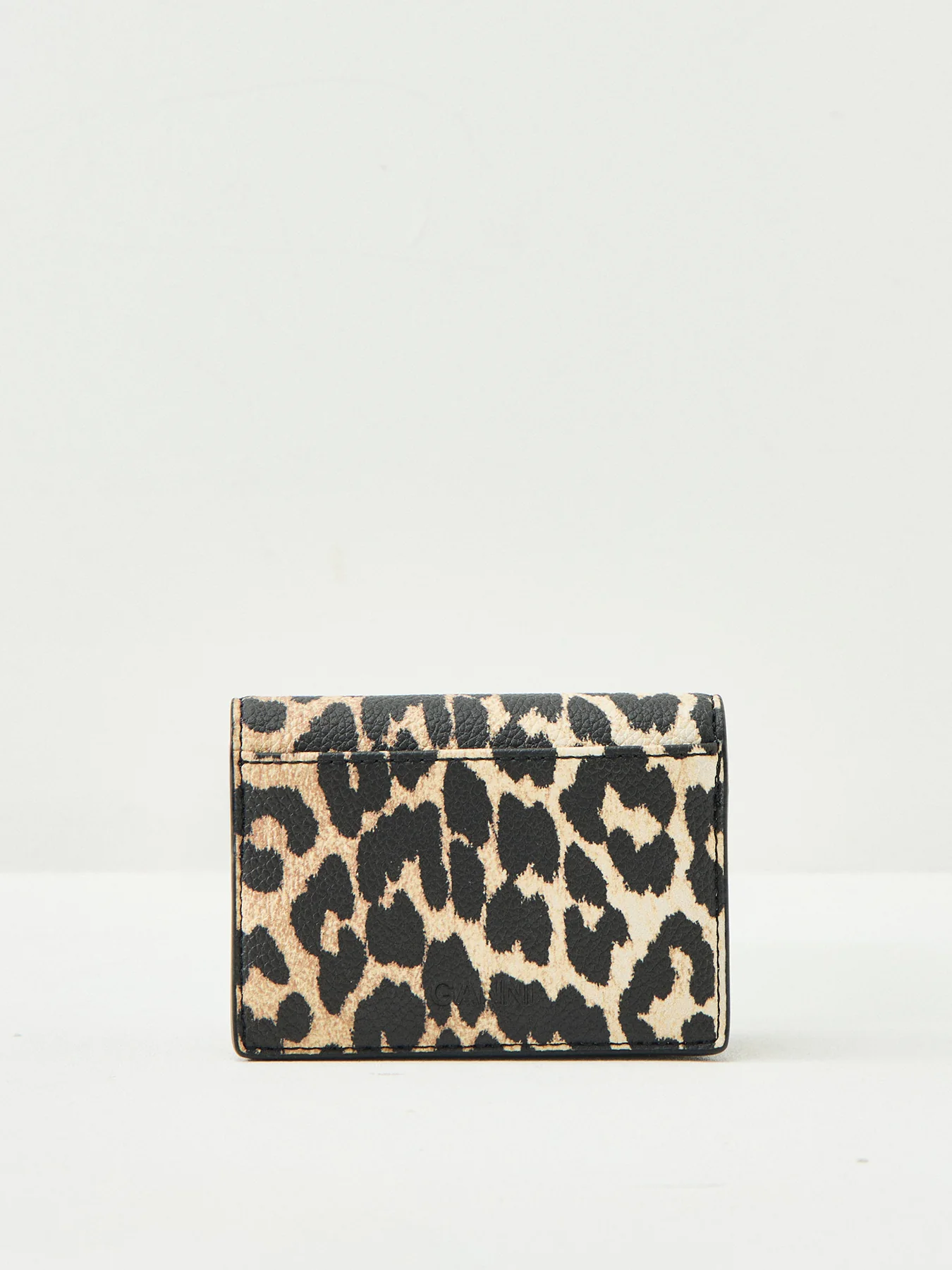 Card Holder With Flap Print Black - Image 2