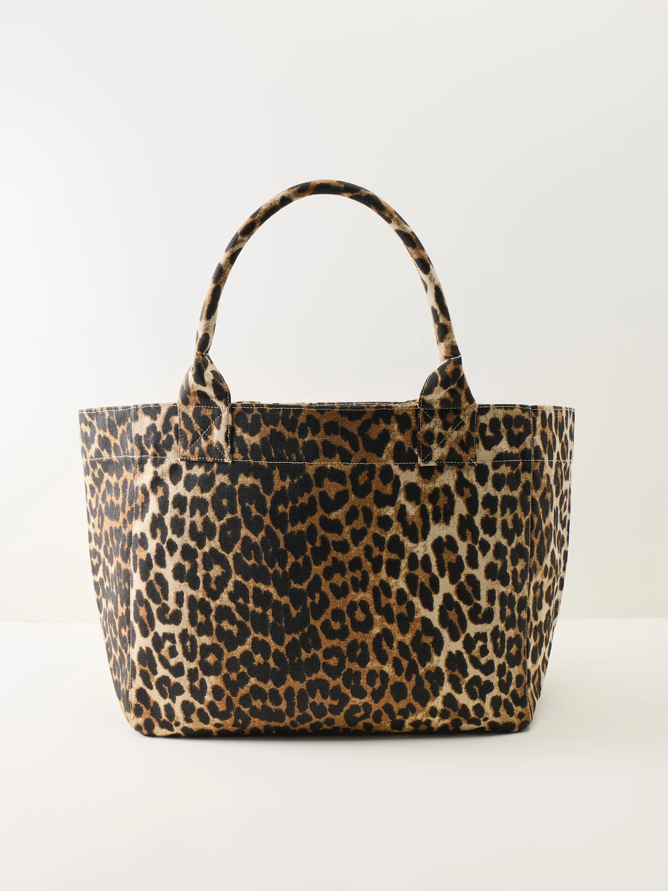 Medium Trapeze Shopper Printed Beige - Image 3