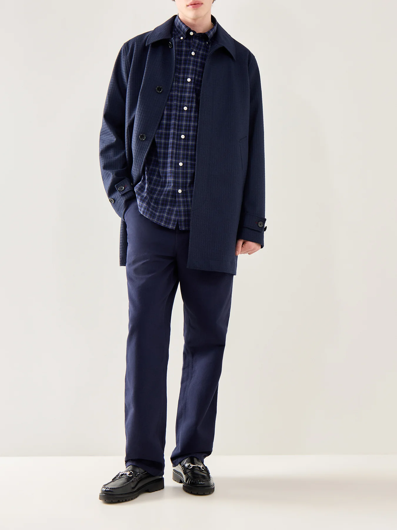 Classic Poplin Check Shirt - Image 2