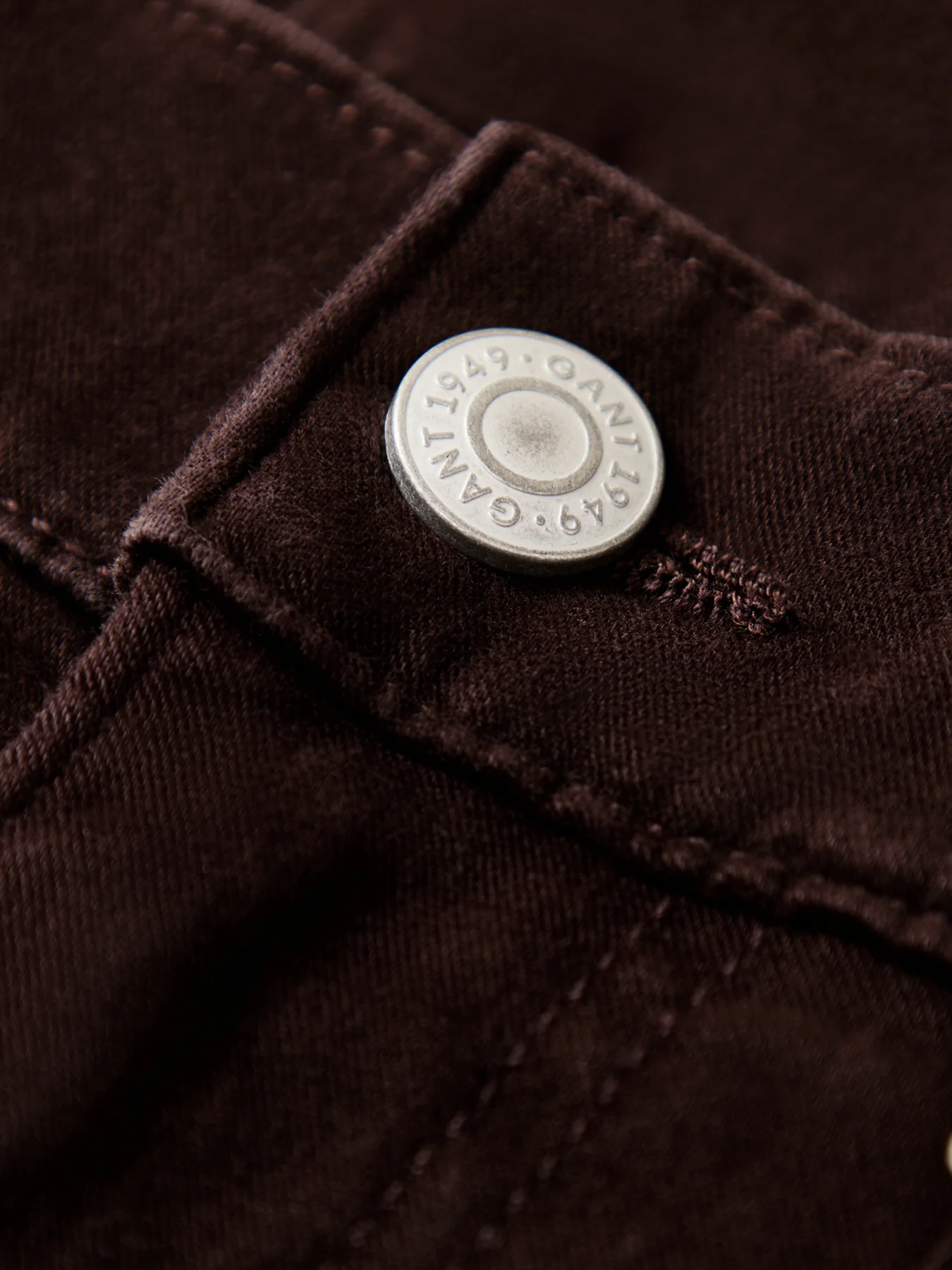 Moleskin Jeans Deep Brown - Image 3