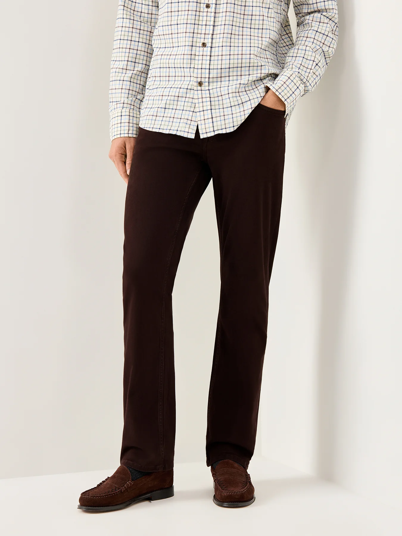 Moleskin Jeans Deep Brown - Image 4