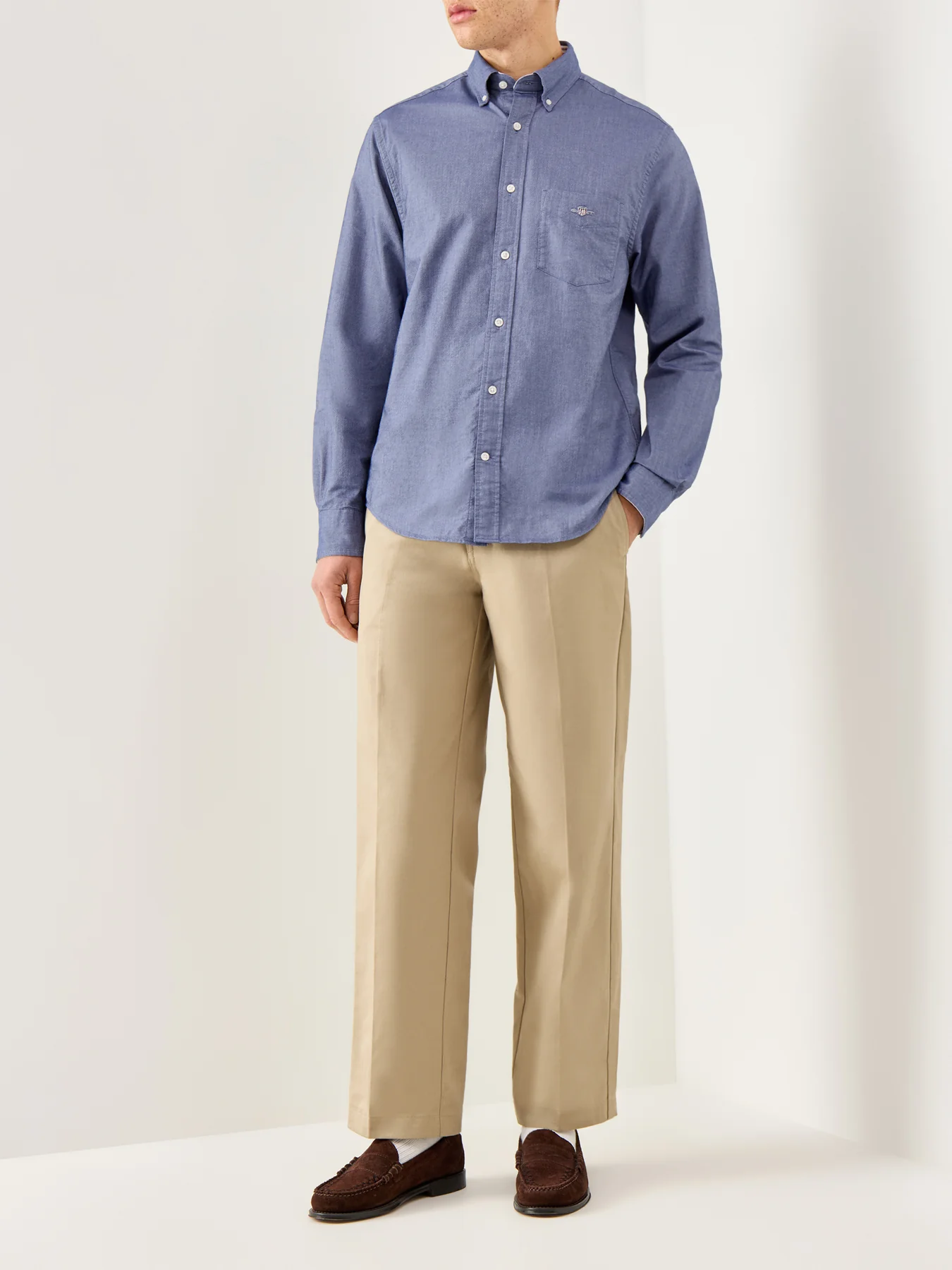 Oxford Shirt Navy - Image 2