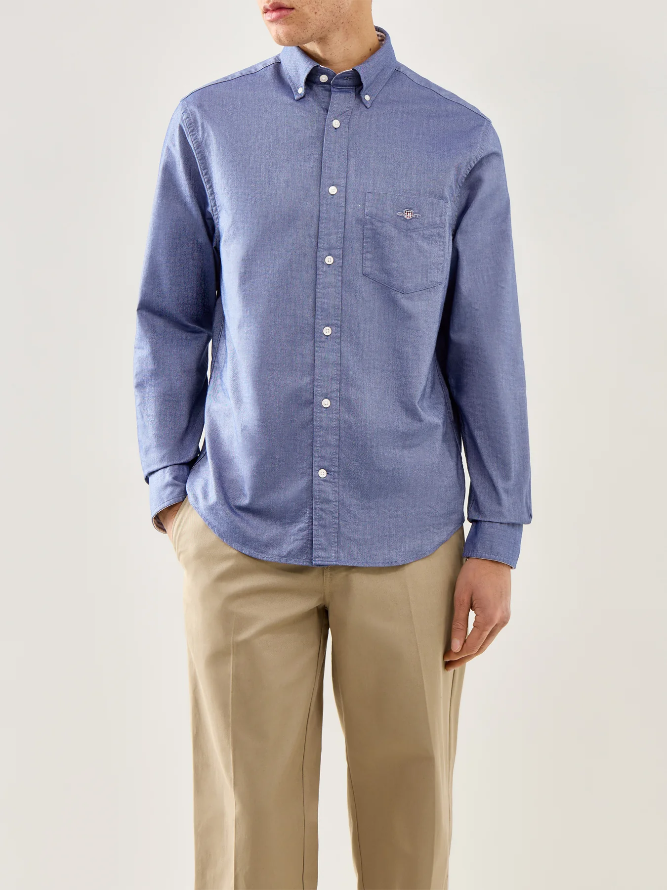 Oxford Shirt Navy - Image 4