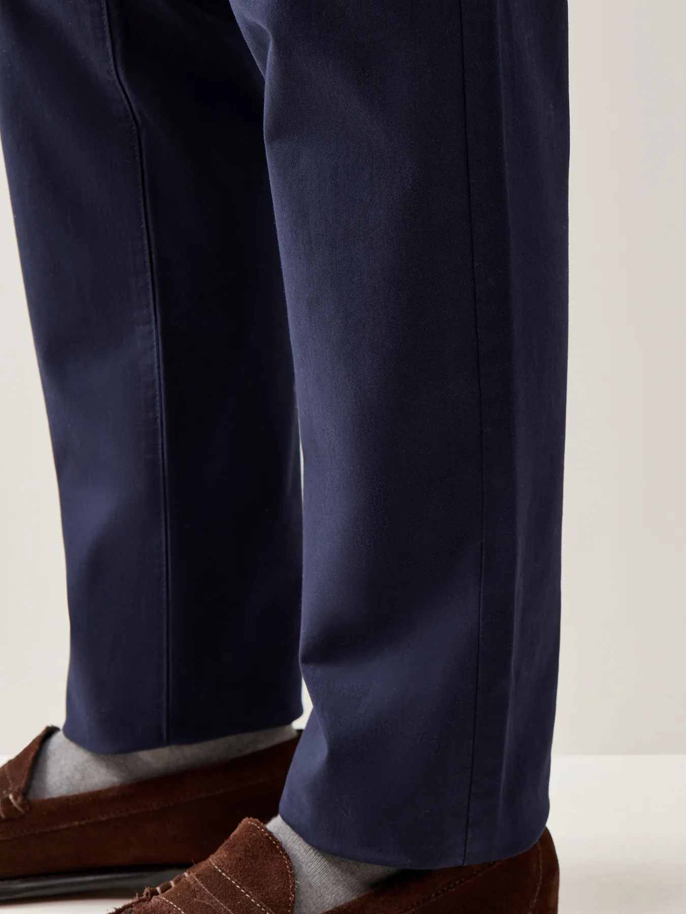 Regular Twill Chinos Navy - Image 3