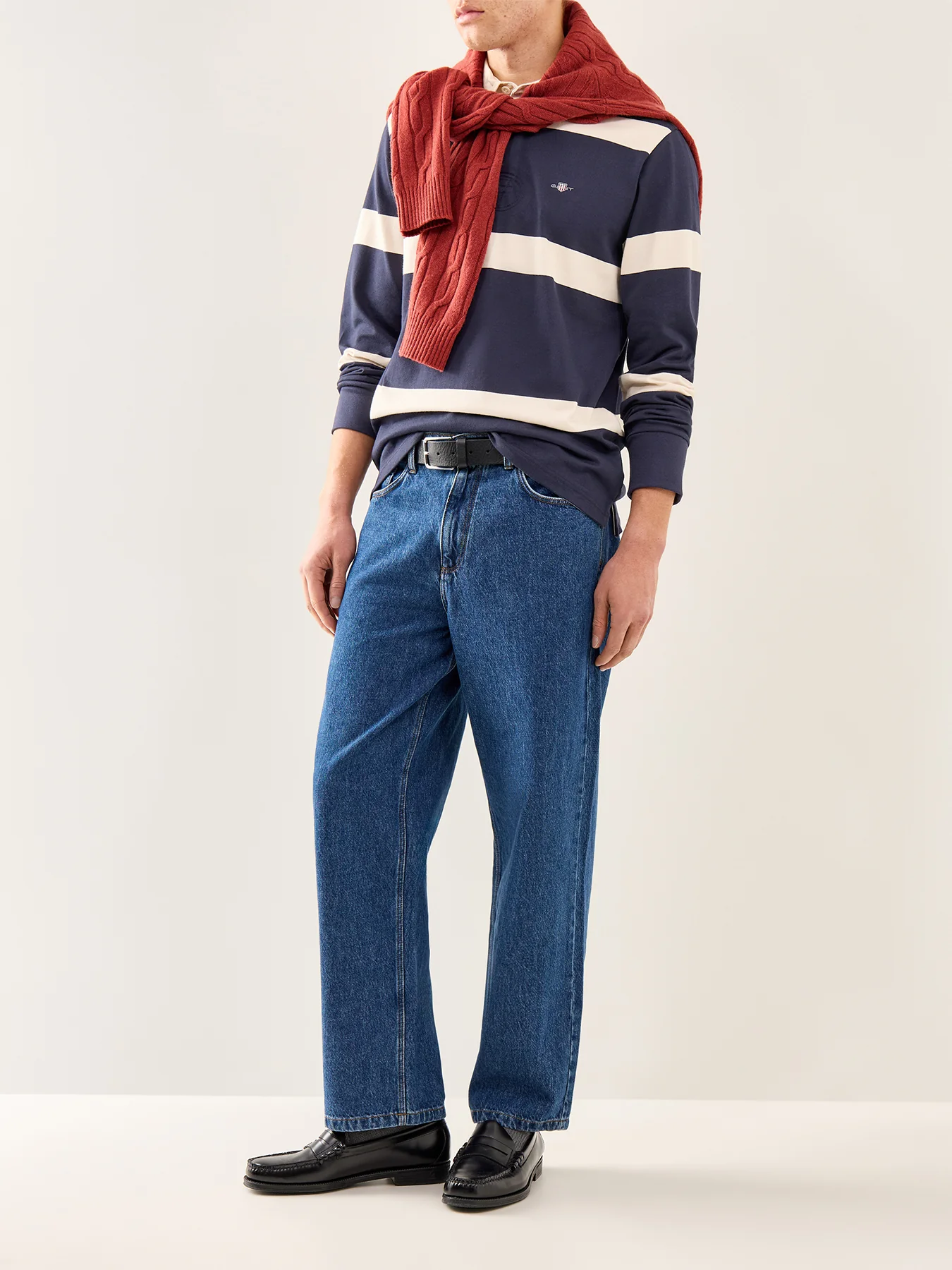 Striped Rugby Navy - Image 2