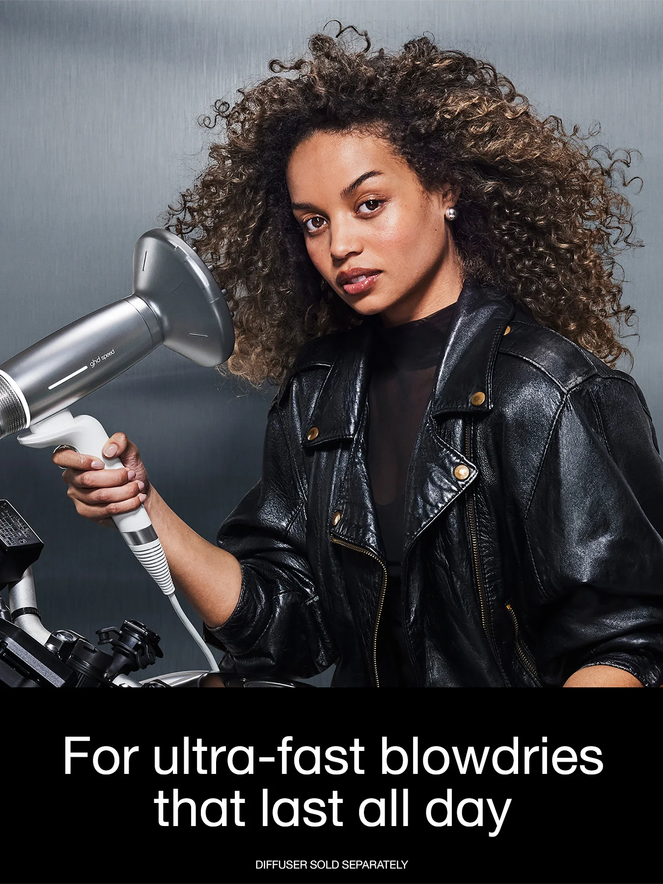 ghd Speed Hair Dryer - In Silver White - Image 5