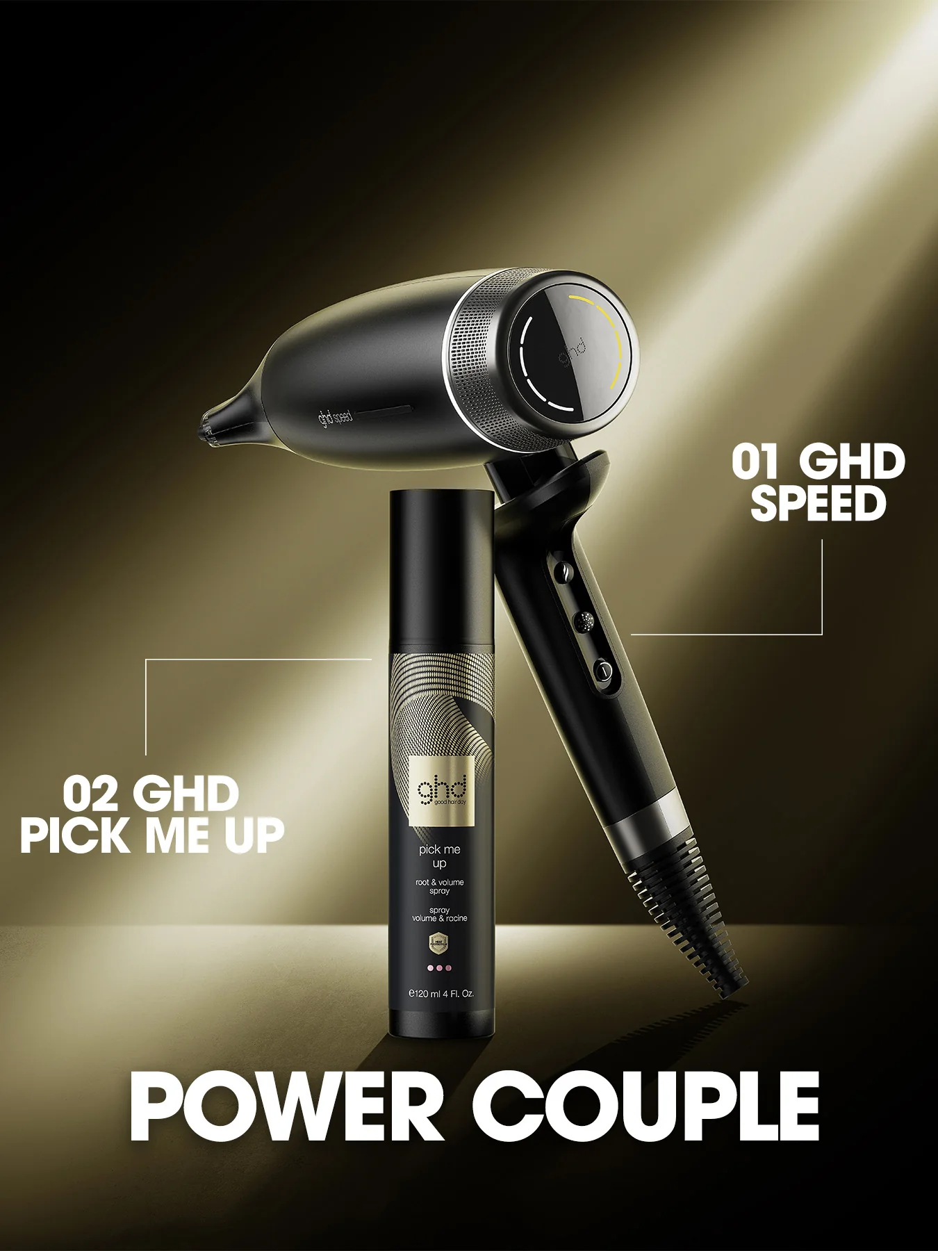 ghd Speed Hair Dryer - In Black - Image 6