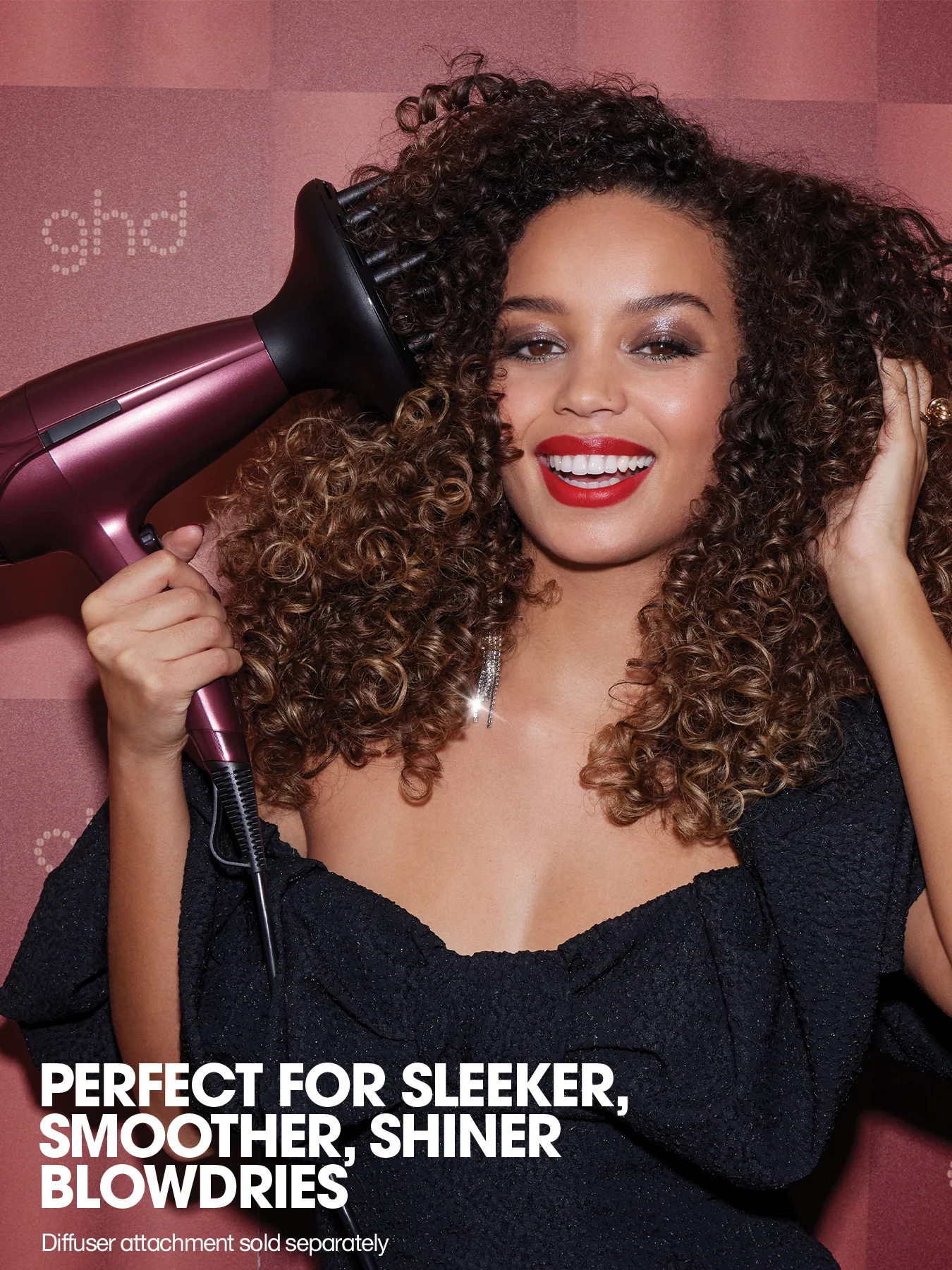 Helios Hair Dryer in Cherry Chic - Image 4