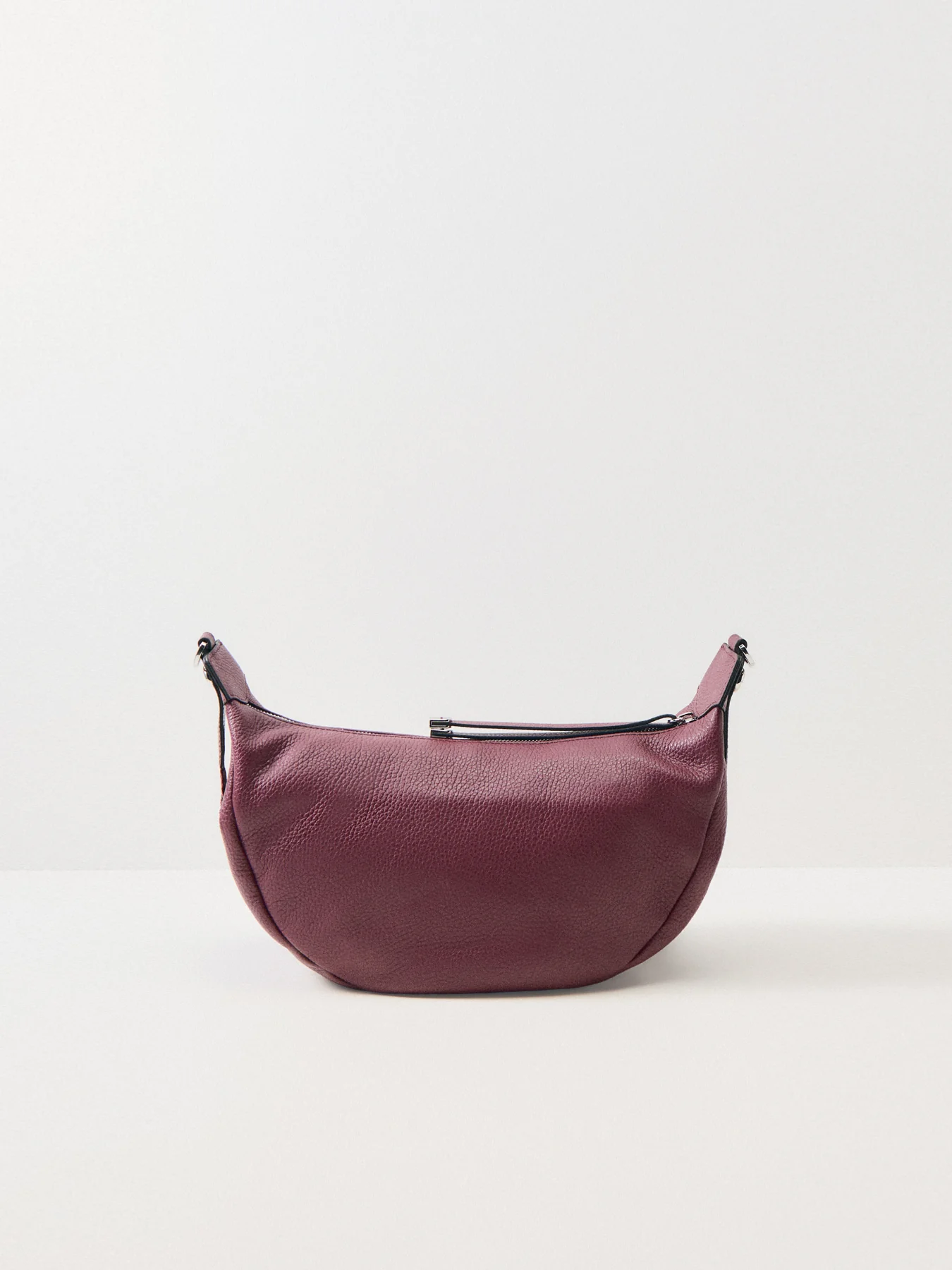 Aisha Crescent Crossbody Wine - Image 3