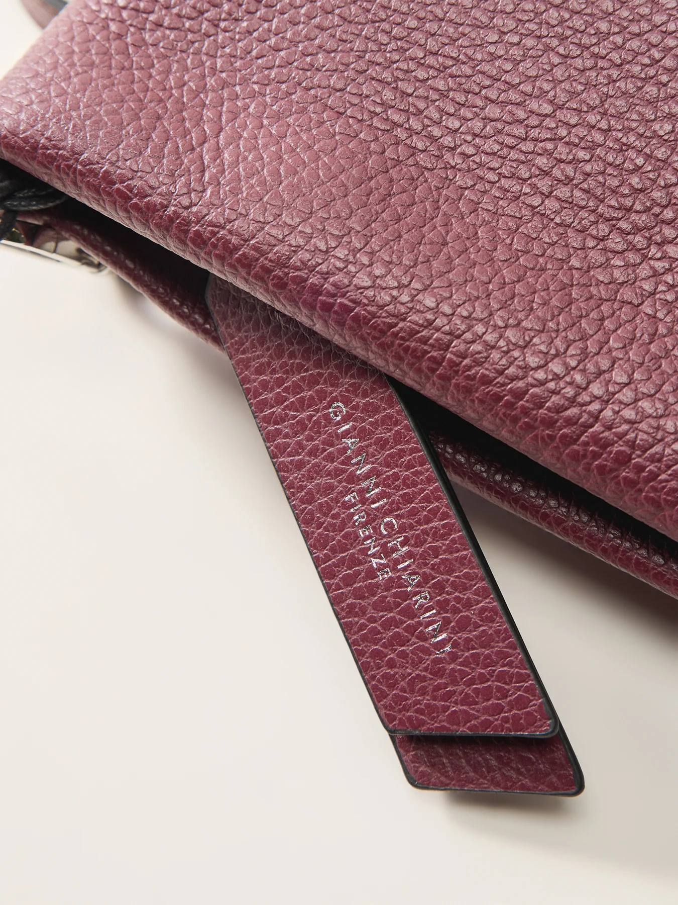 Brenda Chain Crossbody Bag Burgundy - Image 5