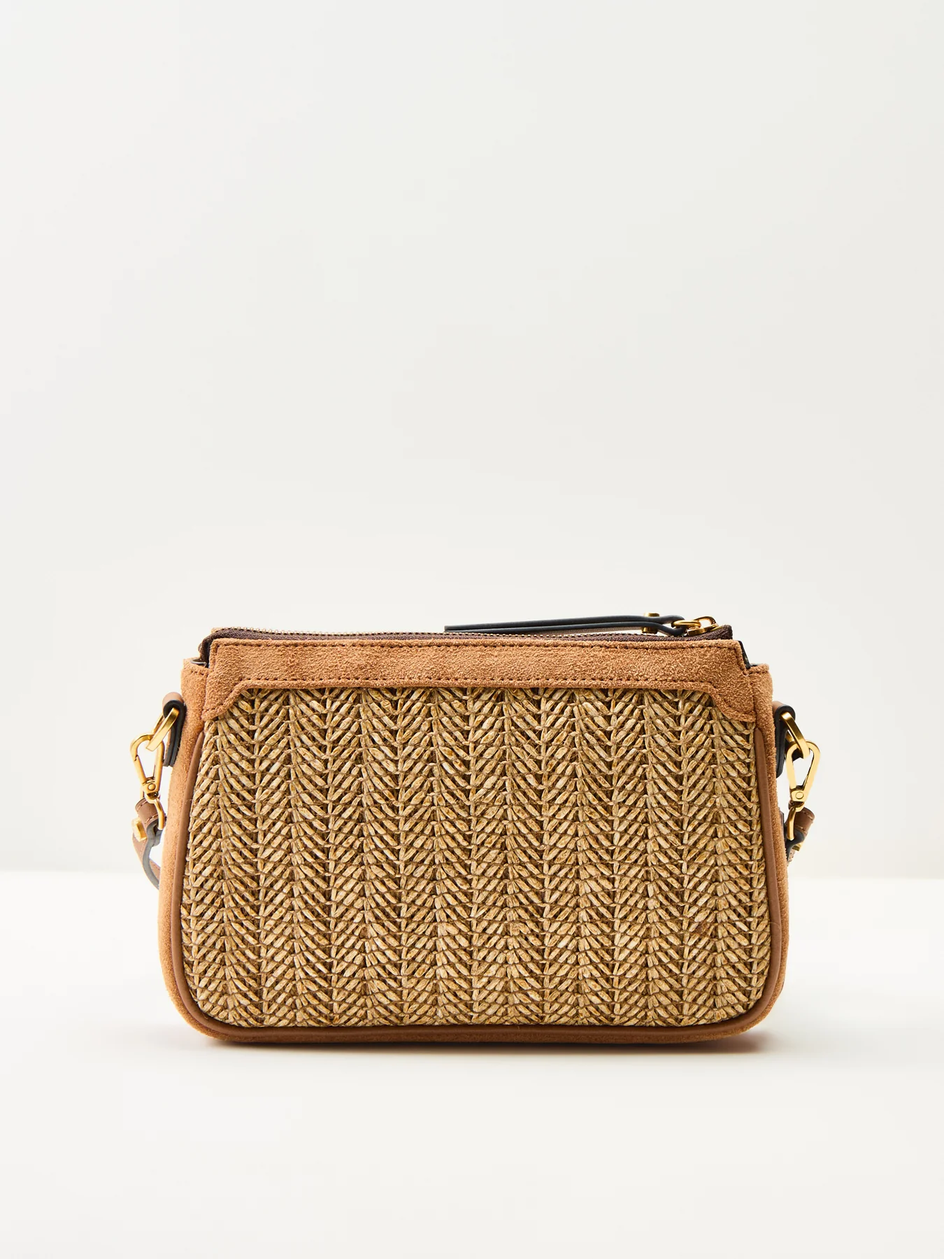 Brooke Straw Crossbody Bag Neutral - Image 3