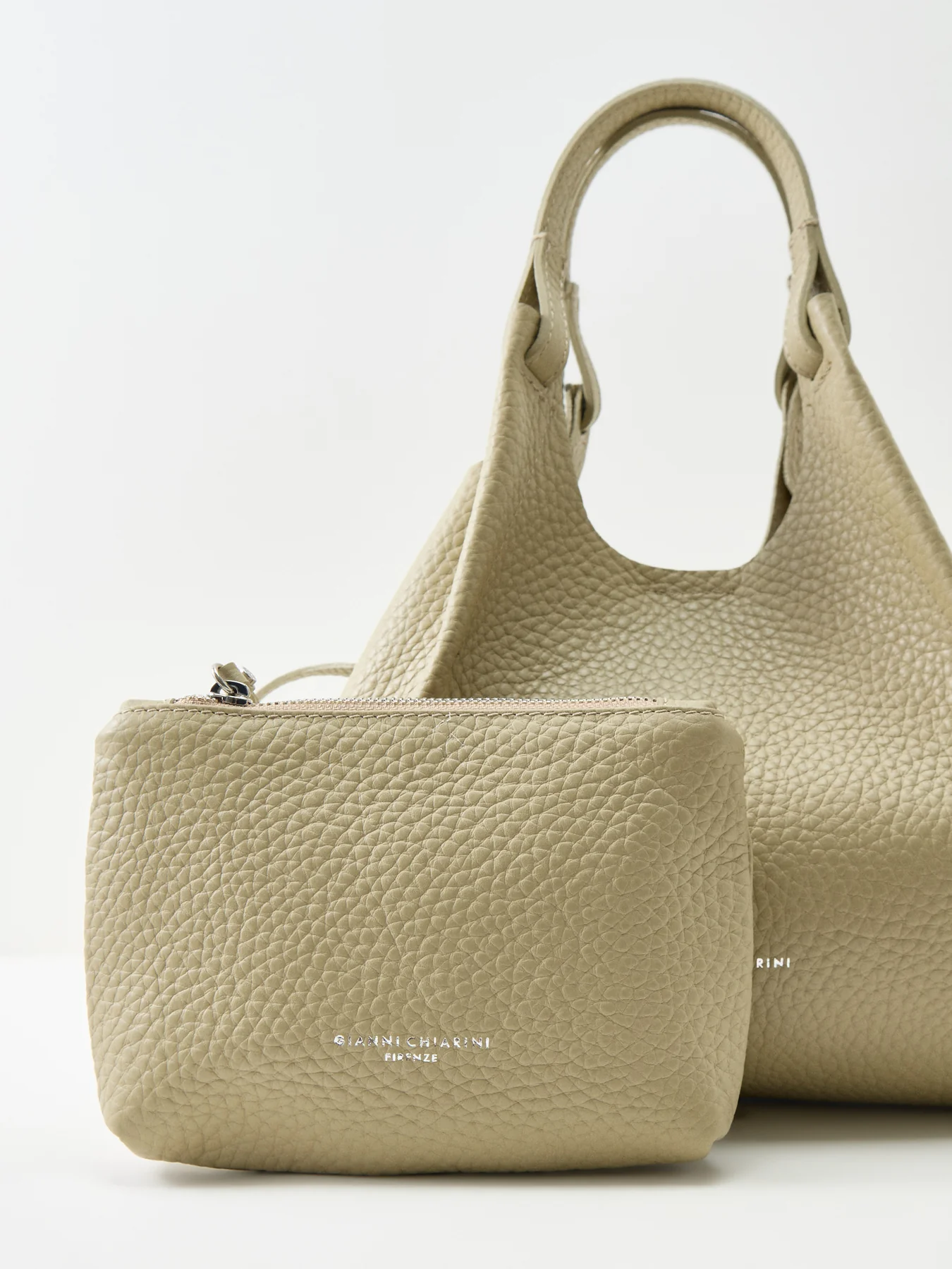 Dua Leather Crossbody Bag Green - Image 5