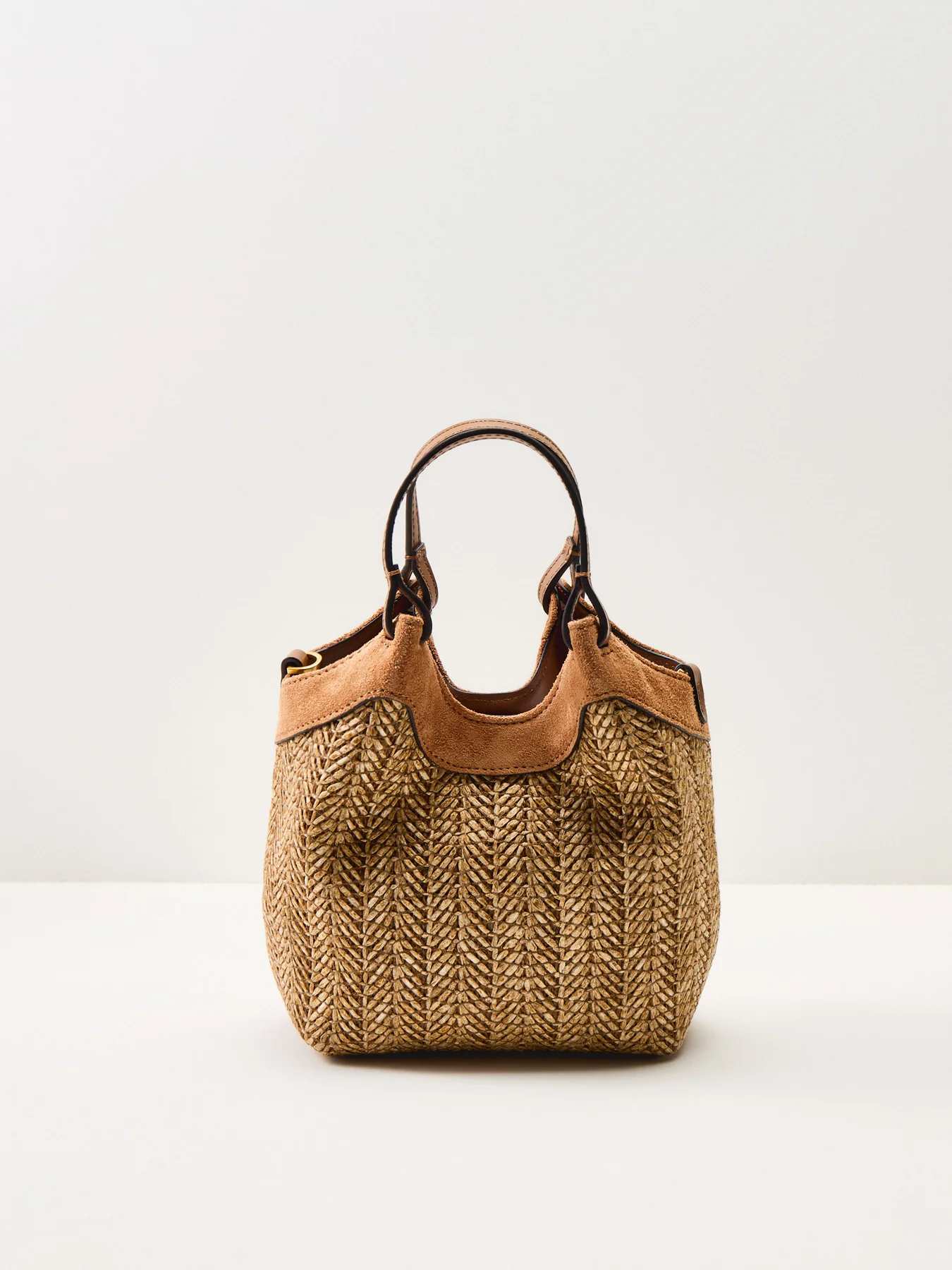 Dua S Straw Crossbody Bag Neutral - Image 3