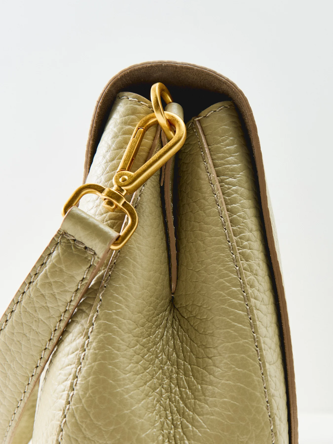 Gianni Chiarini Helena Round Crossbody Bag Green - Image 5
