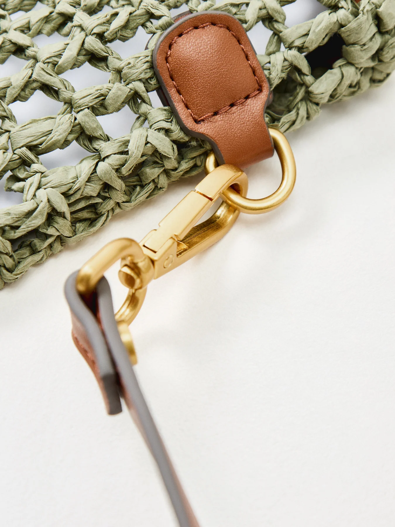 Nefeli Paper Straw Pouch Green - Image 4