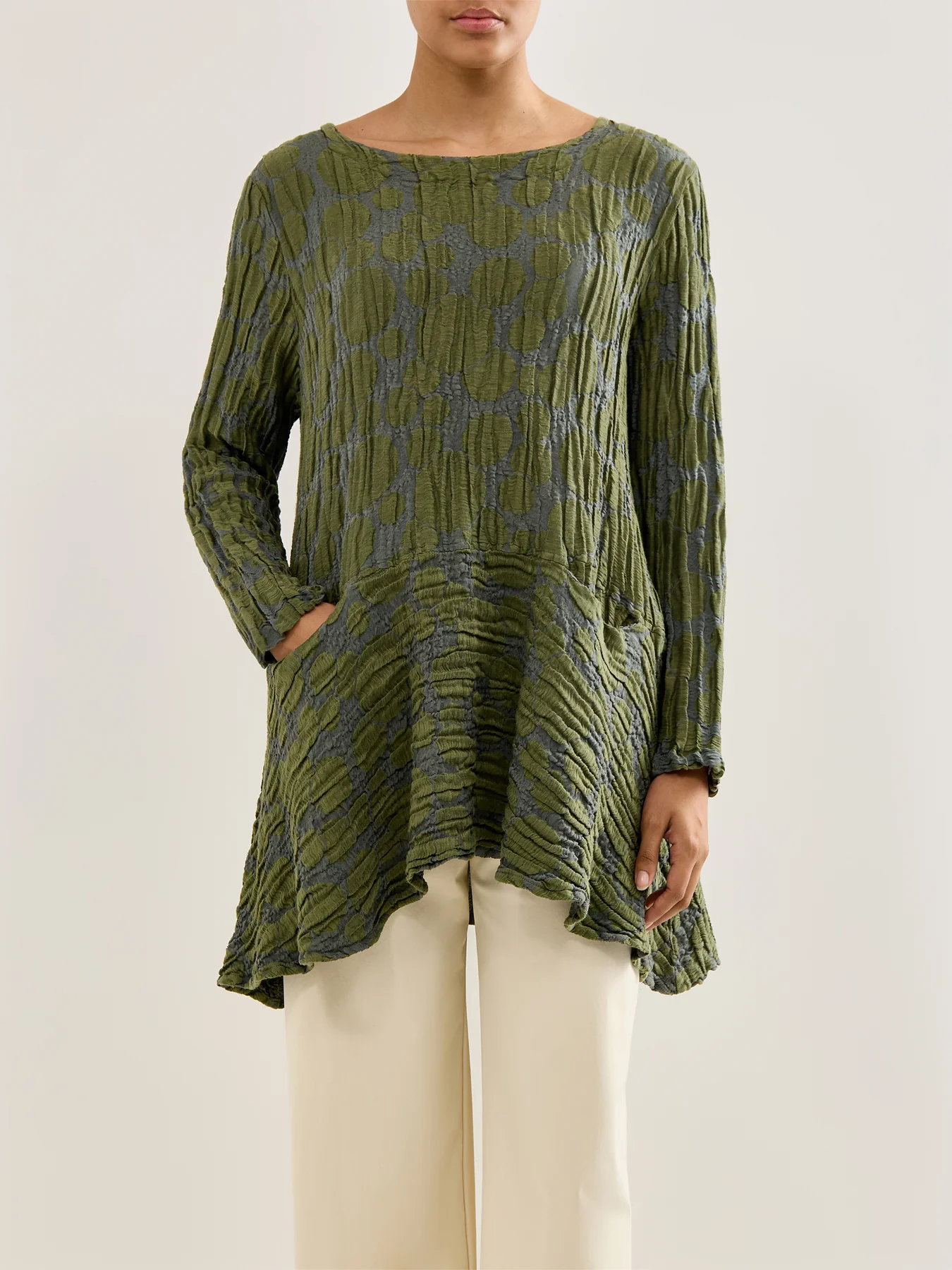 Spot Two Pocket Tunic Forest Mist - Image 4