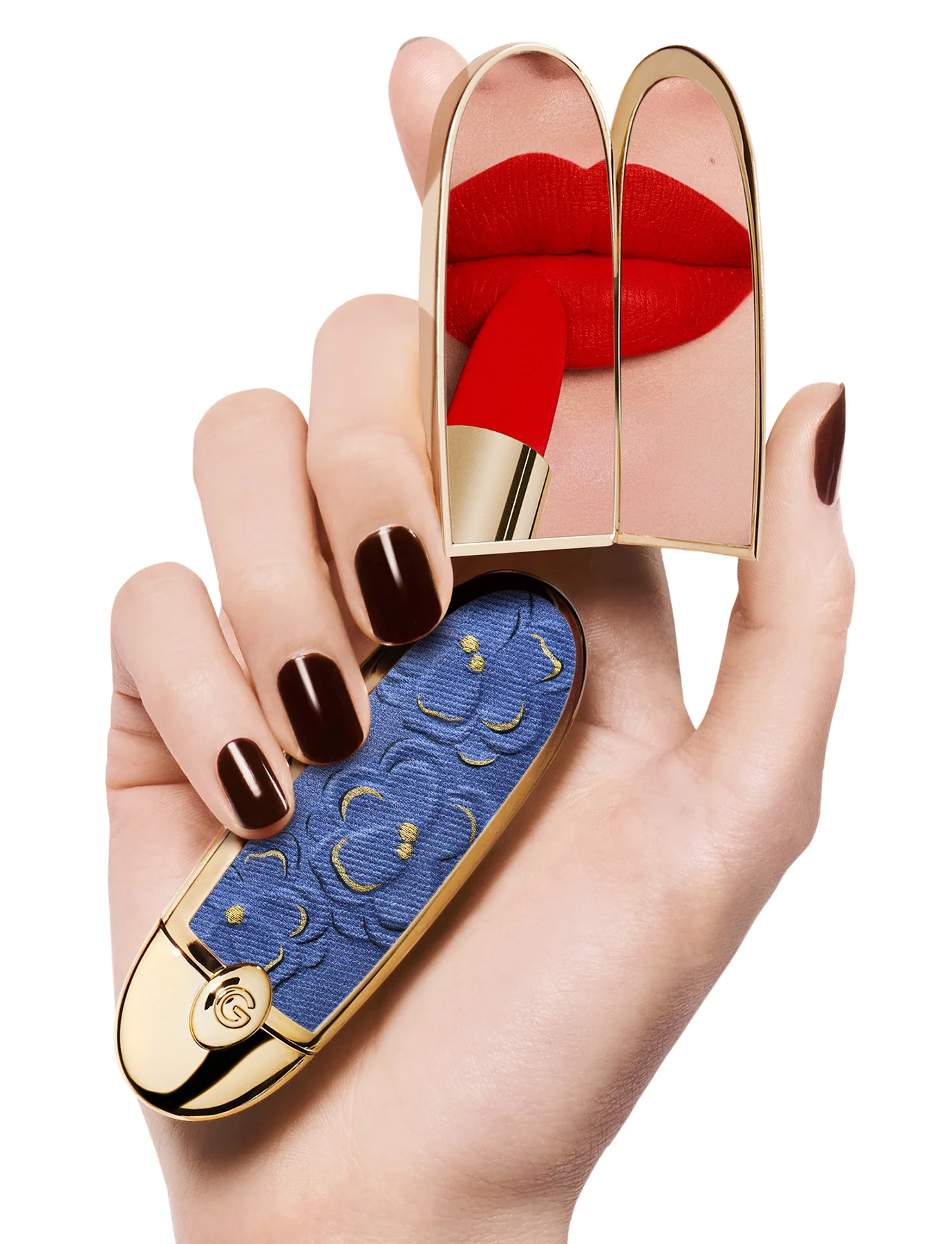 Rouge G Blooming Denim The Double Mirror Jewel Case - Image 12