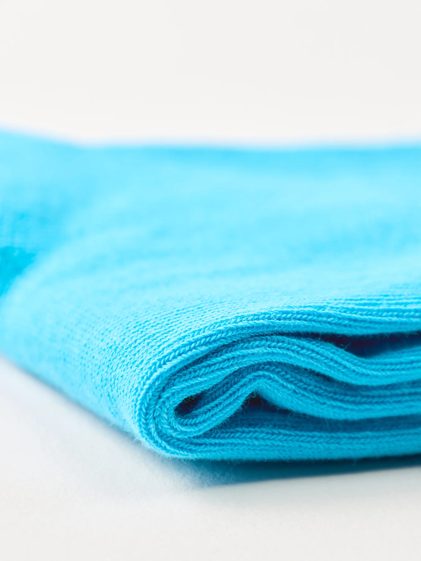 Puff Puff Sneaker Socks Light Blue - Image 2