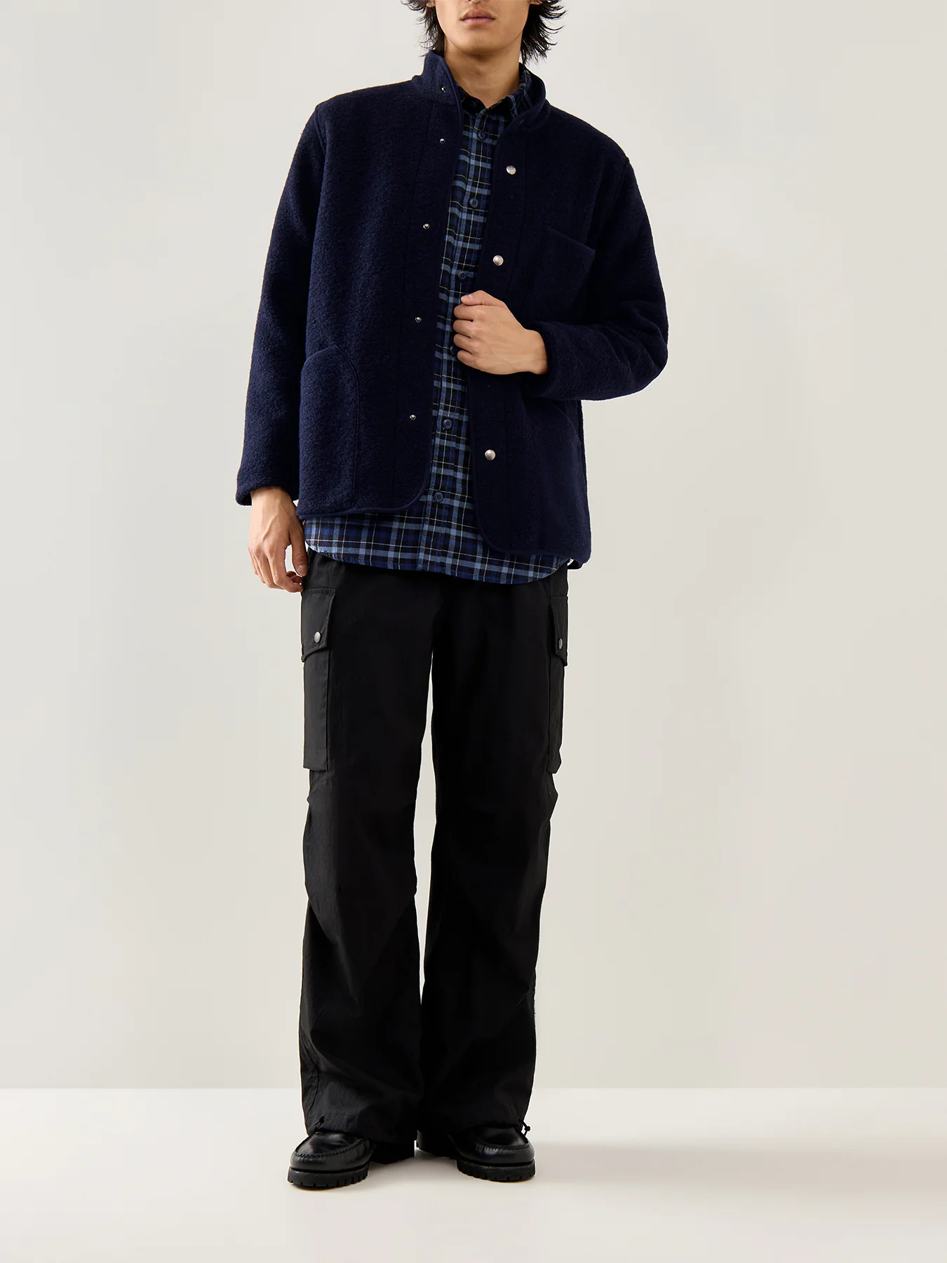 Jock Knitted Jacket Navy - Image 2