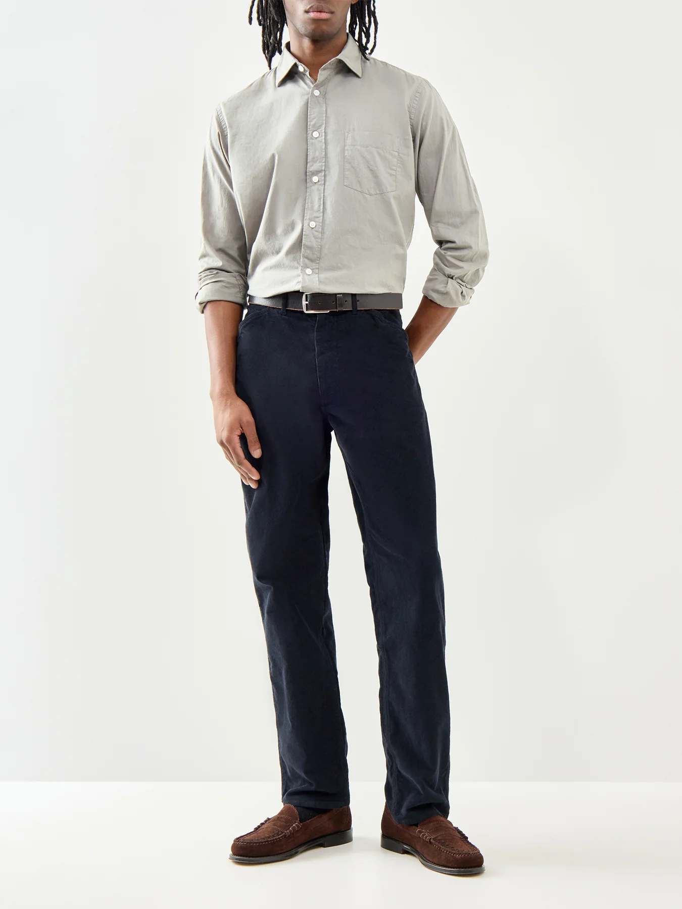 Cotton Shirt Stone - Image 2