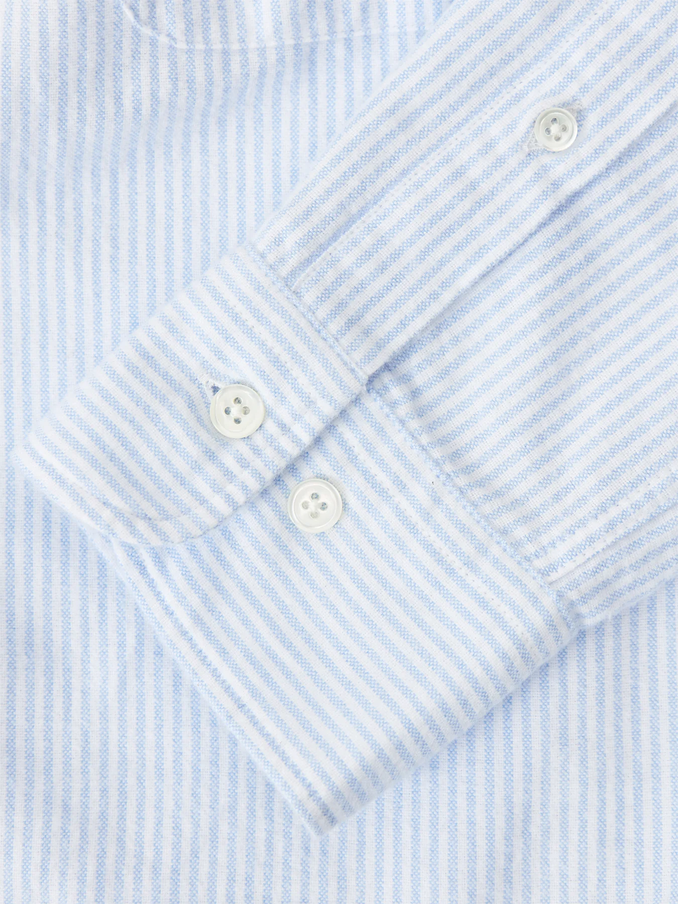 Pitt Brushed Oxford Woven Shirt Light Blue - Image 3