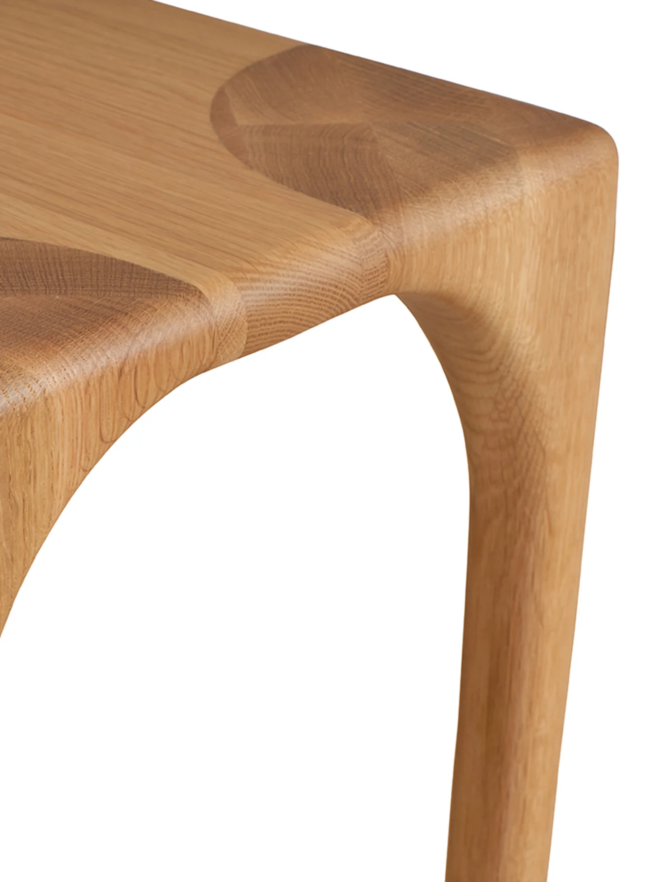 Arch Console Table Oak - Image 4