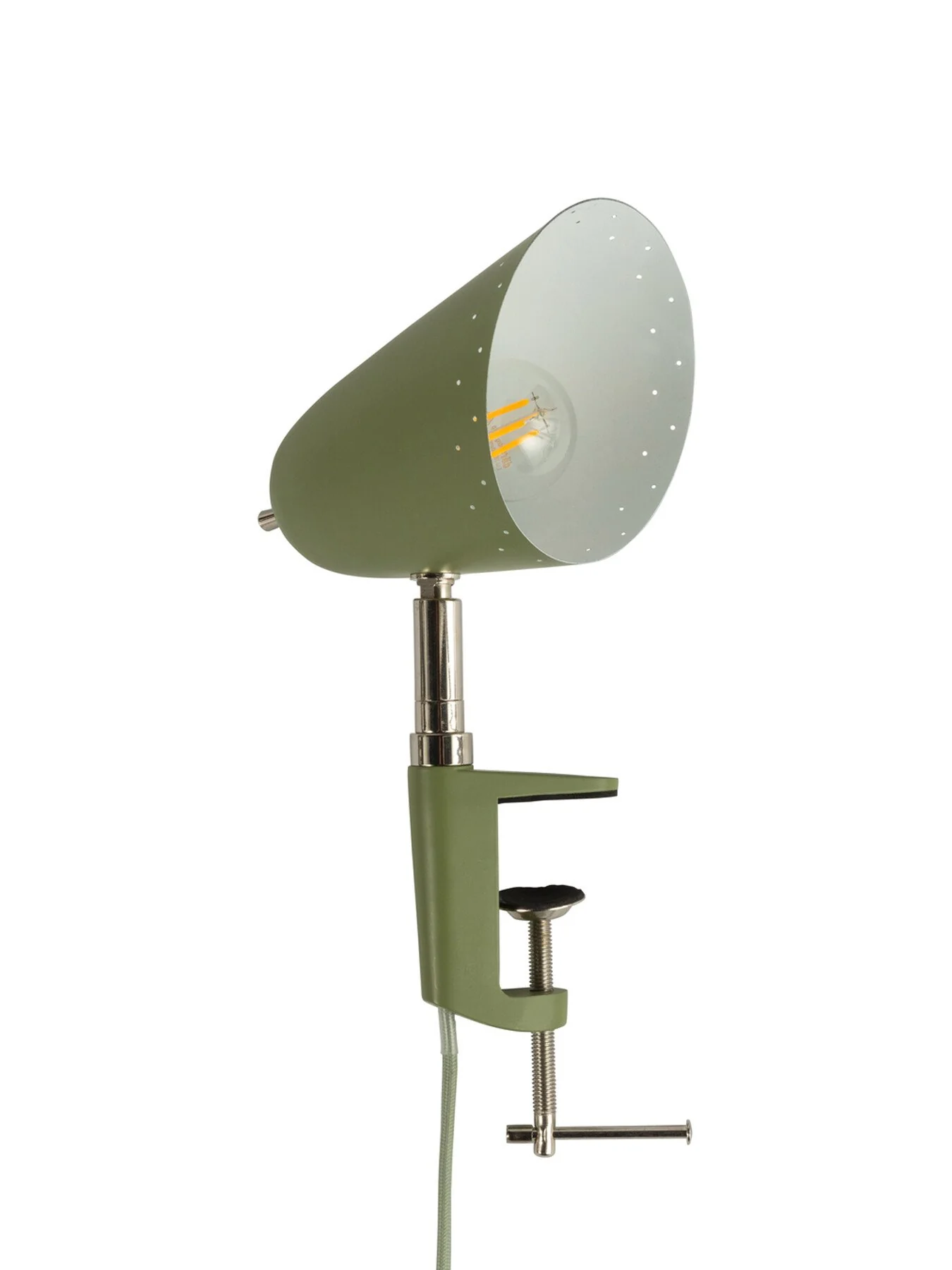Helsinki Clamp Wall/ Table Lamp Sage - Image 4
