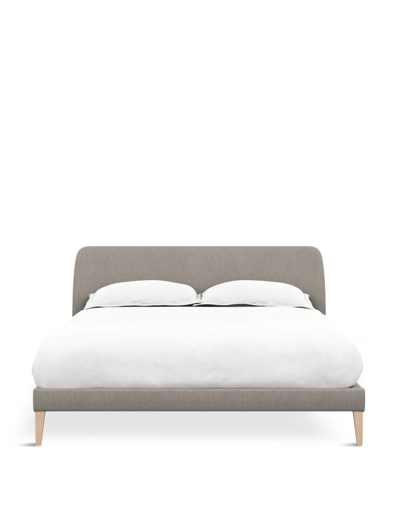 Heal’s Wallis Bed King Broadweave Pebble