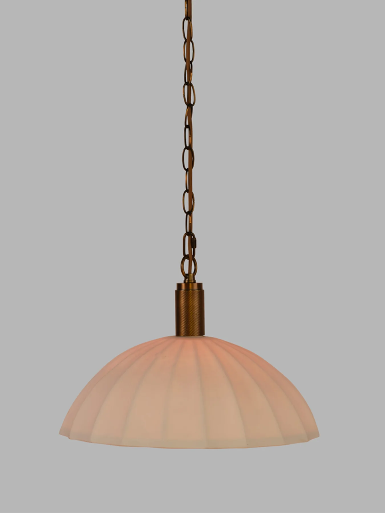 Hollis Porcelain Pendant White/Bronze - Image 2