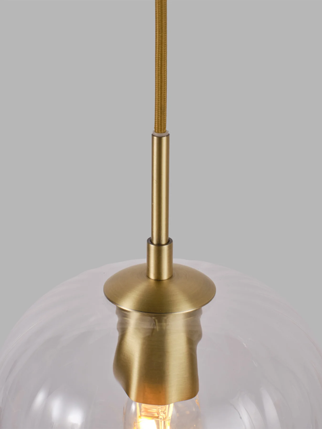 Nicholson Optic Glass Long Pendant 20cm - Image 3