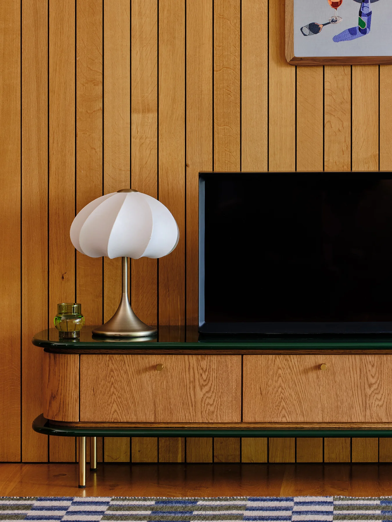 Malmo Touch Table Lamp White Steel - Image 2