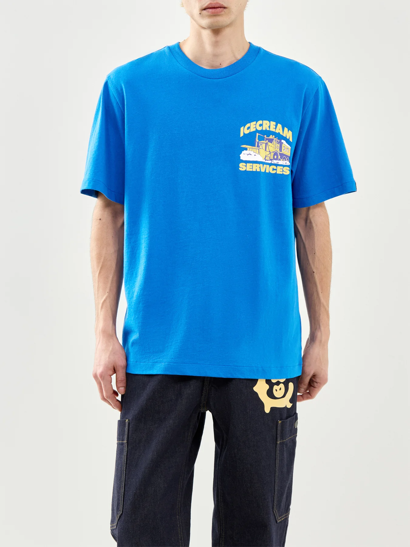 Ic Services T-Shirt Blue - Image 4