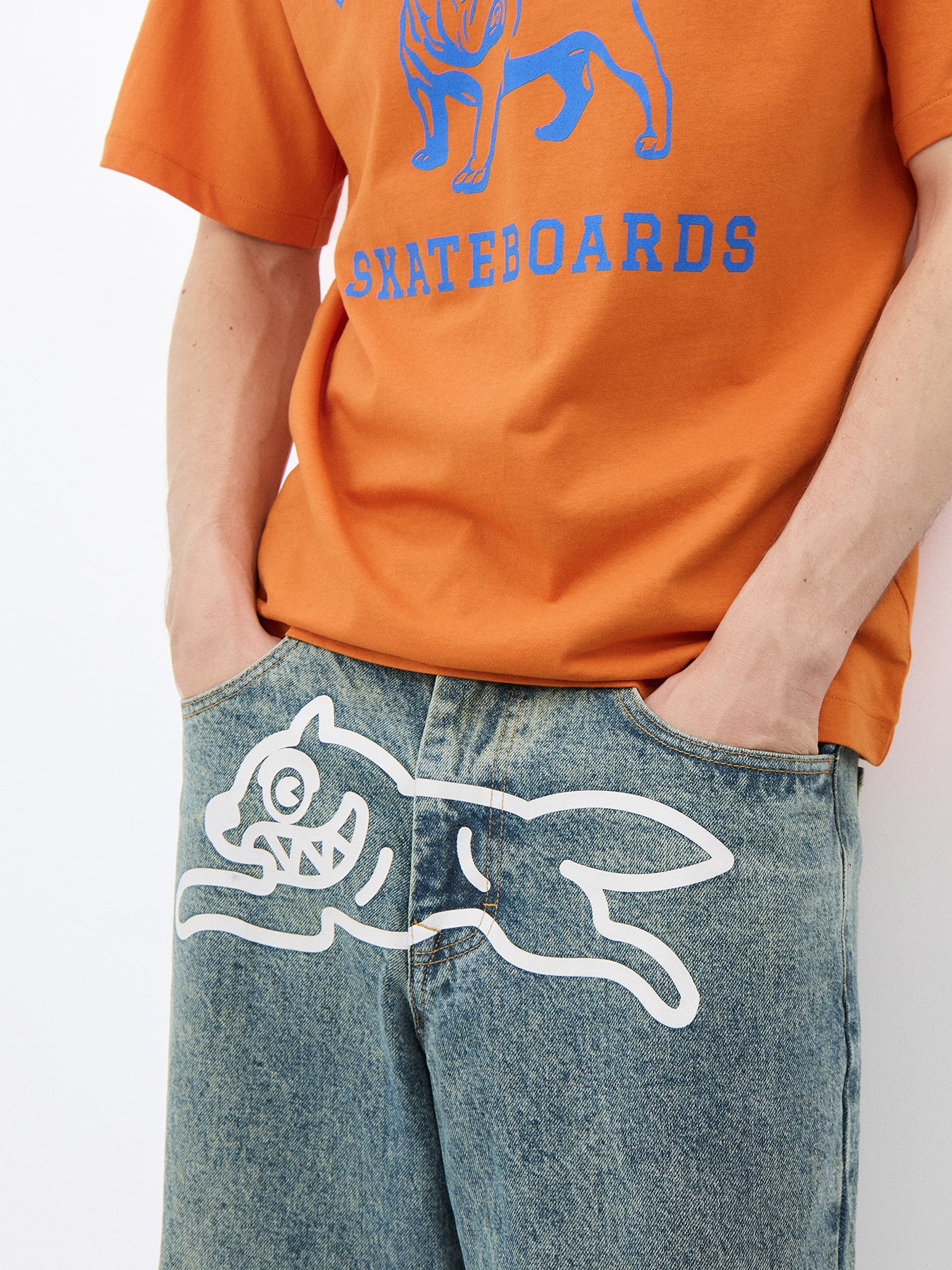 Running Dog Triple Scoop Denim Pant Vintage Wash - Image 3