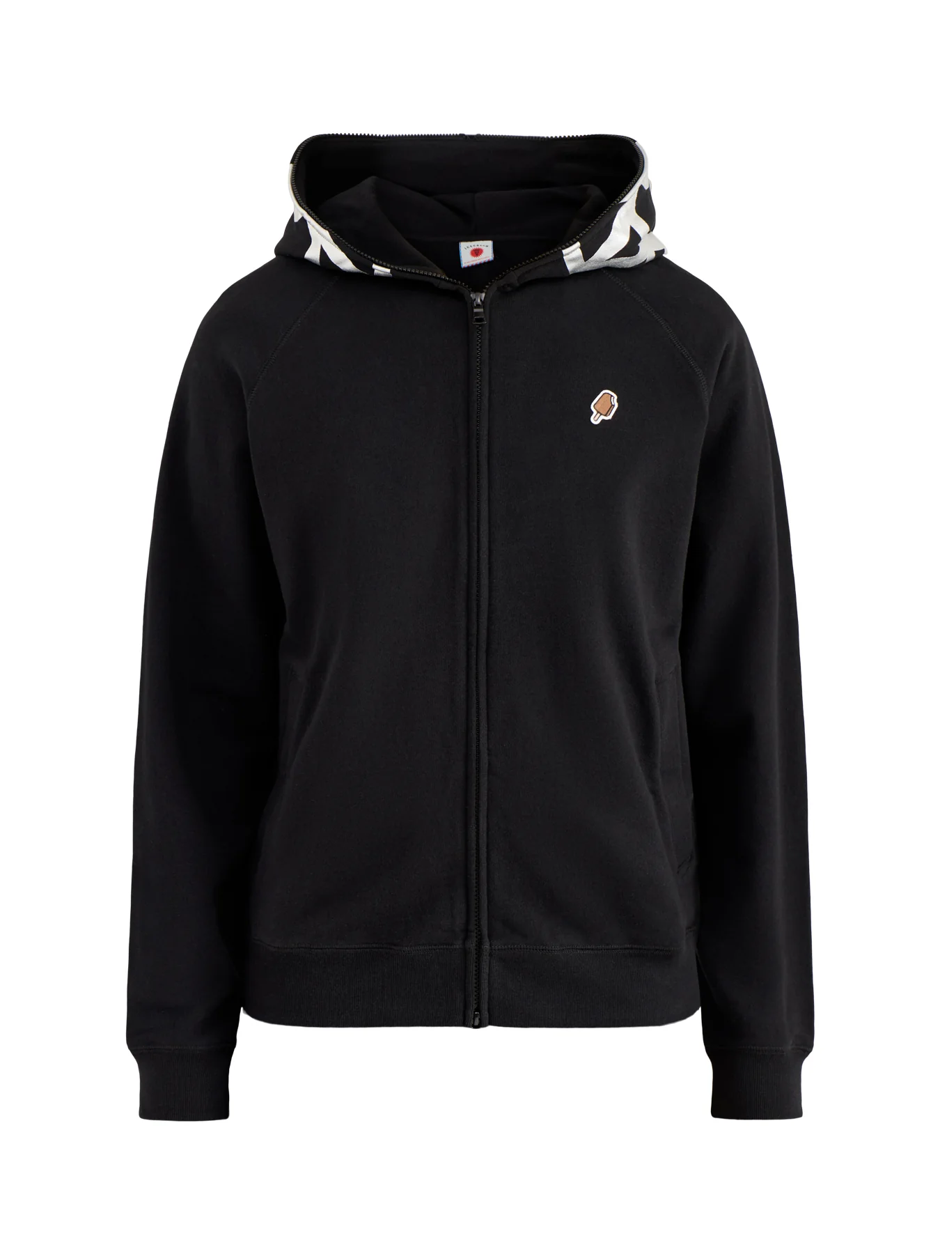 Smiley Zip Through Hood