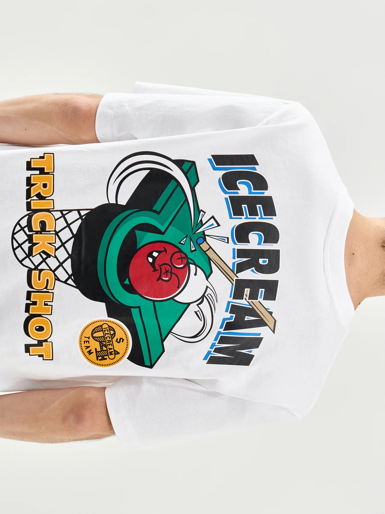 Trick Shot T-Shirt White - Image 3