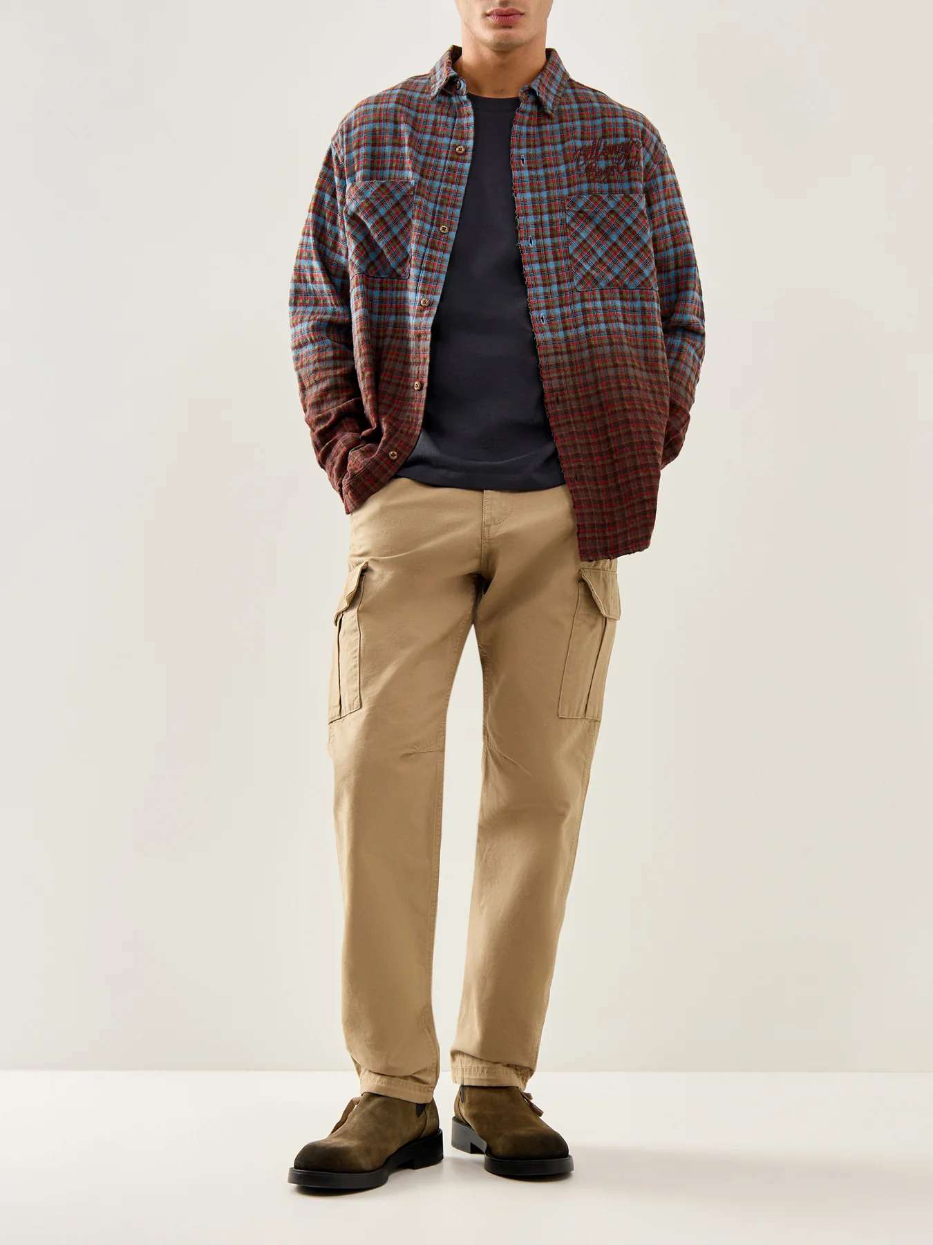 Kane Barkley Cargo Pants Beige - Image 2