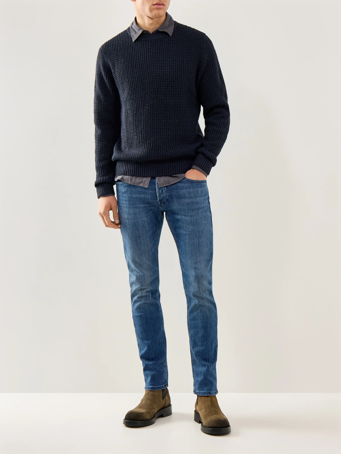 Jjglobal Knit Crew Neck - Image 2