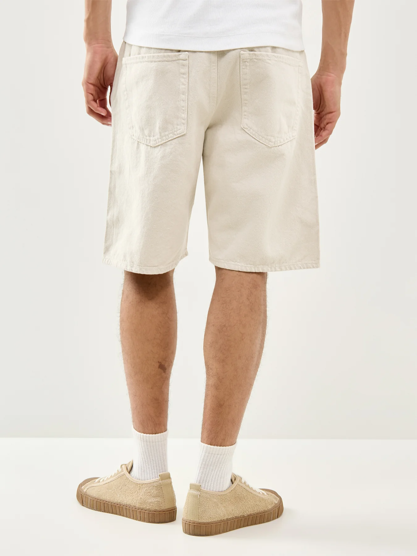 Tony Original Denim Shorts Beige - Image 5