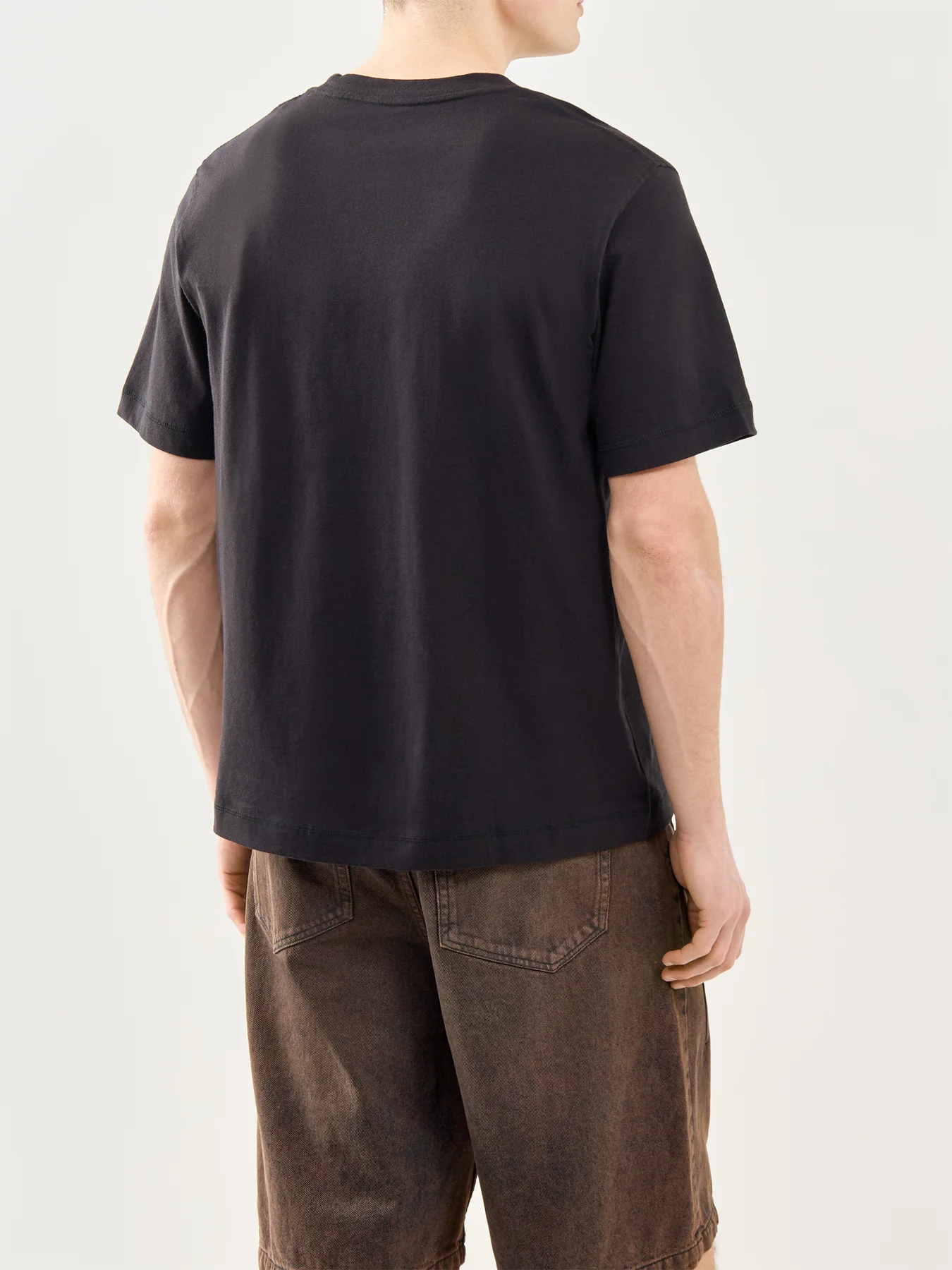 Jornorrebro Embroidered T-Shirt Black - Image 5