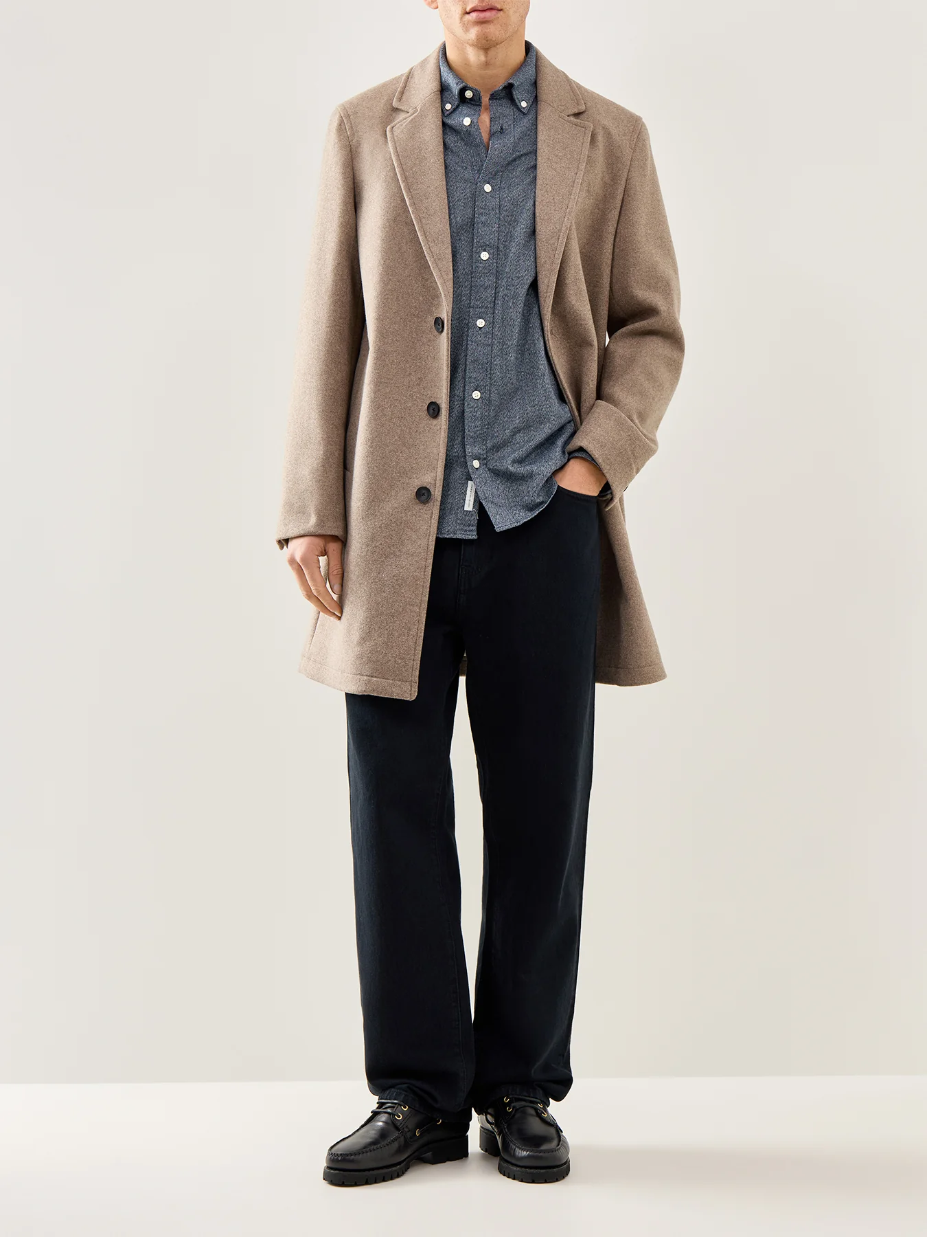 Barkley Flannel Shirt Navy - Image 2