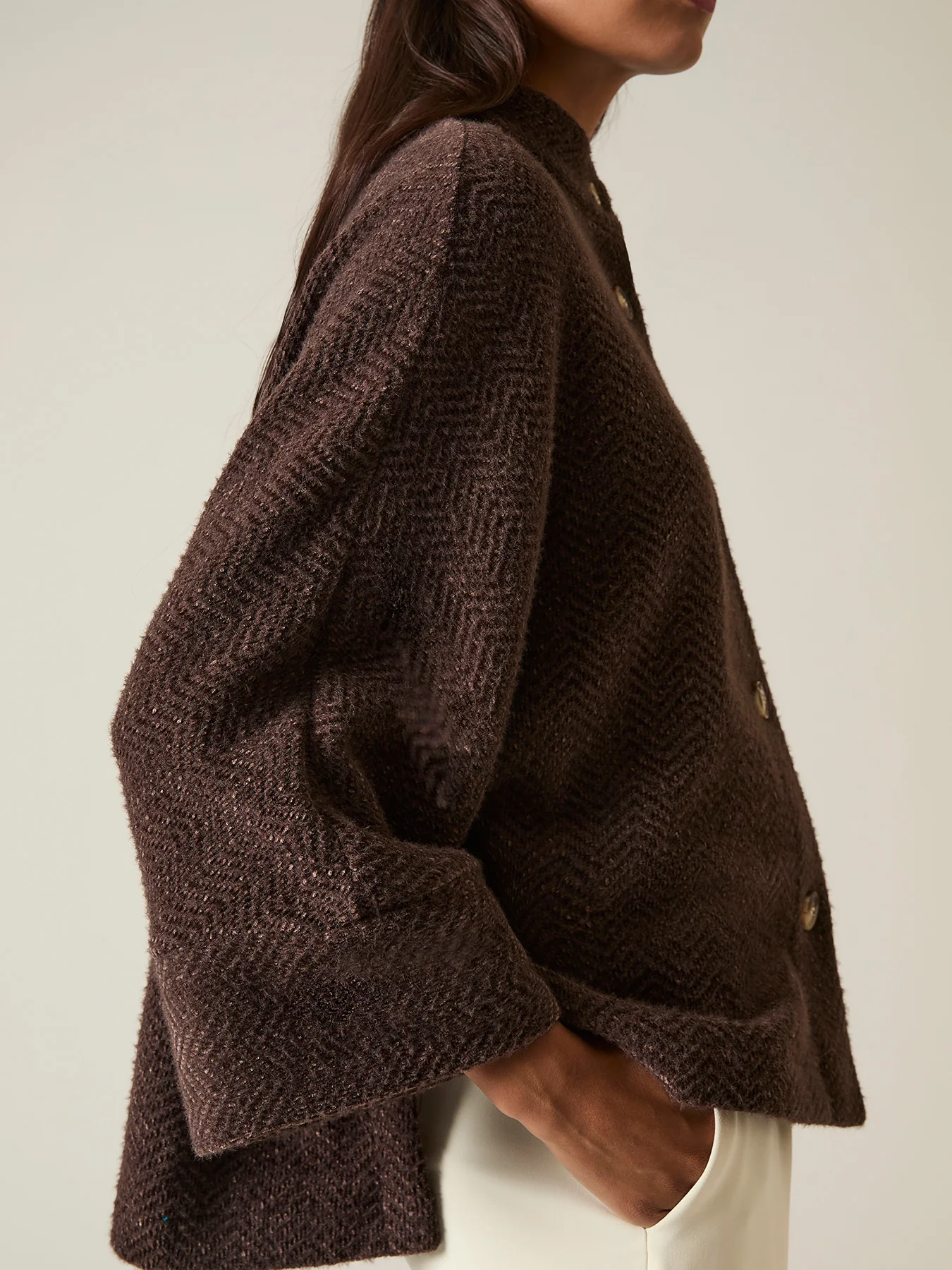 Batwing Jacket Brown - Image 3