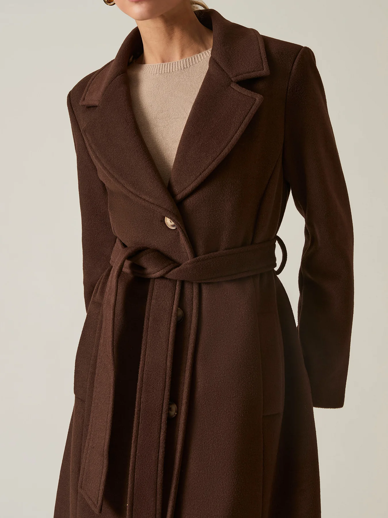 Classic Coat Brown - Image 3