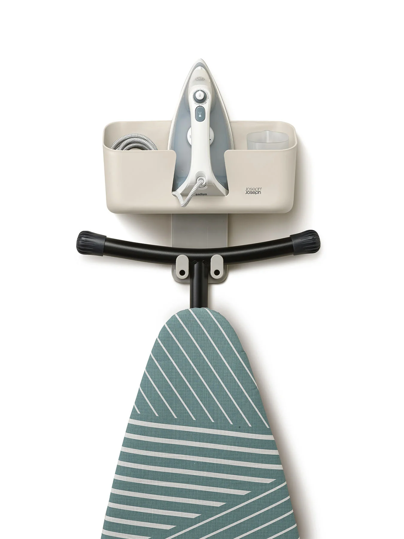IronHub Wall-Mounted Ironing Storage Caddy - Image 2