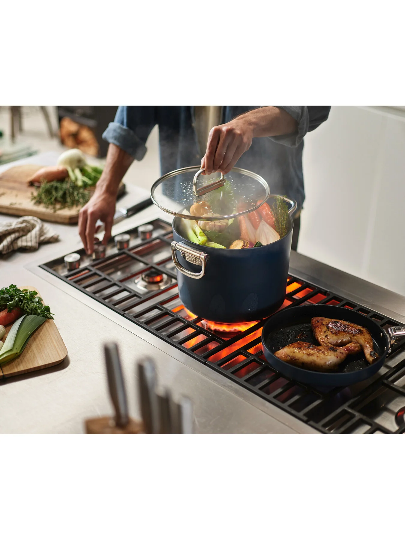 Space Non Stick Stock Pot Lid - Image 6